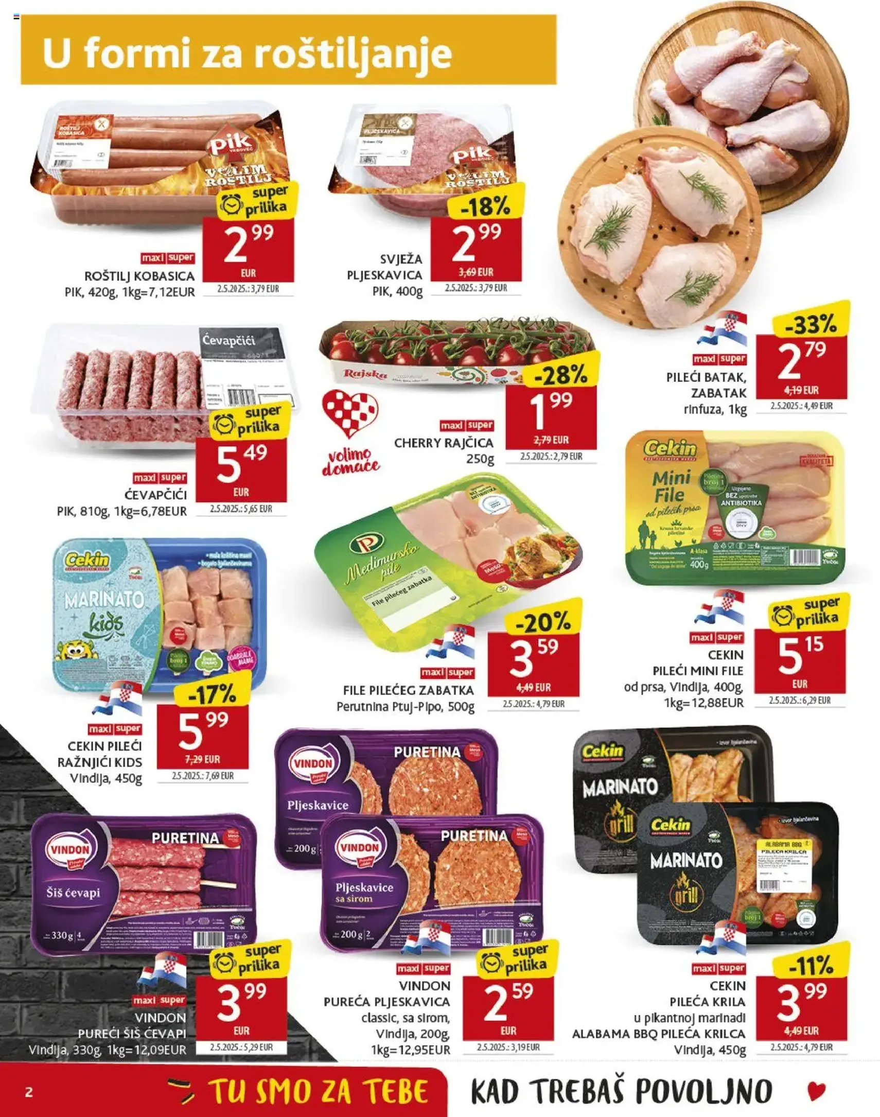 Konzum HR Akciós újság - 2025.07.30. érvényes szórólap 2 oldal 40 oldalból Konzum HR Akciós újság - 2025.07.30. érvényes szórólap 2 oldal 40 oldalból