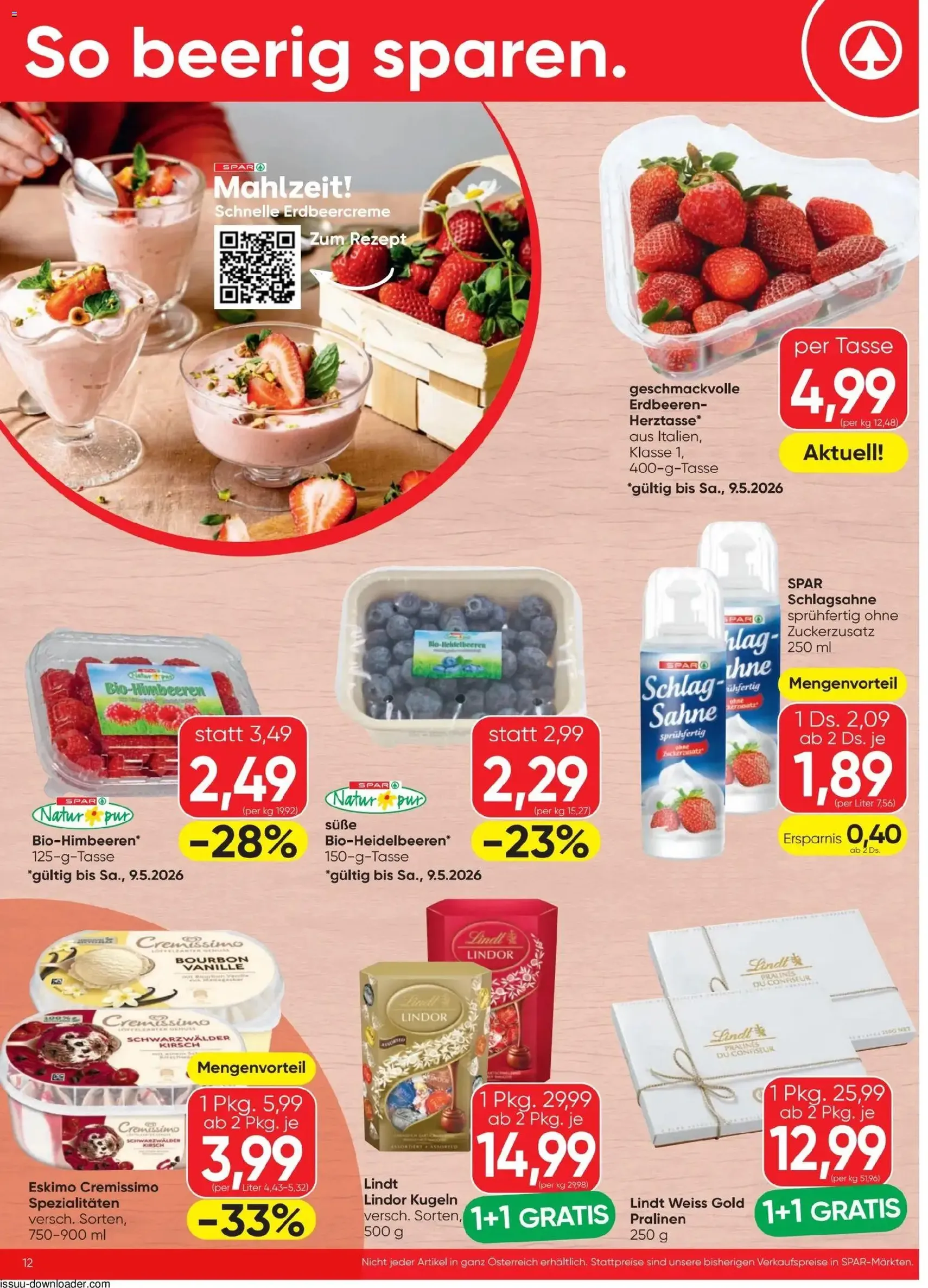 Spar - Flugblatt - Gültiger Prospekt ab 07.05.2026, Seite 12 von insgesamt 20