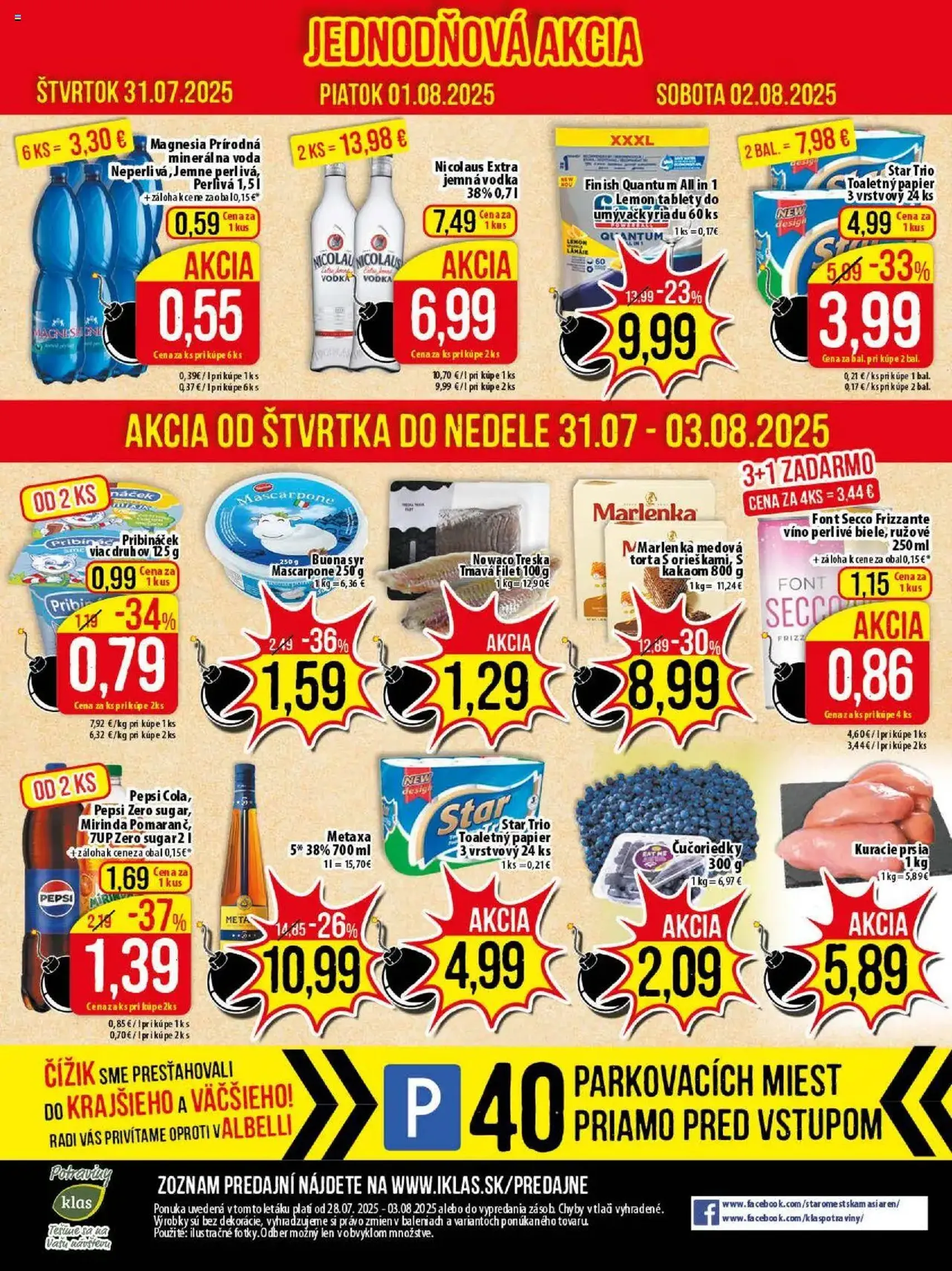 Klas leták - platný leták od 28.07.2025 strana 21 z 21 Klas leták - platný leták od 28.07.2025 strana 21 z 21