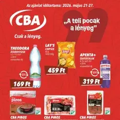 CBA akciós újság - szórólap előnézete érvényes 2026.05.21. -tól