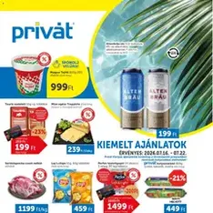 PRIVÁT akciós újság - szórólap előnézete érvényes 2026.07.16. -tól
