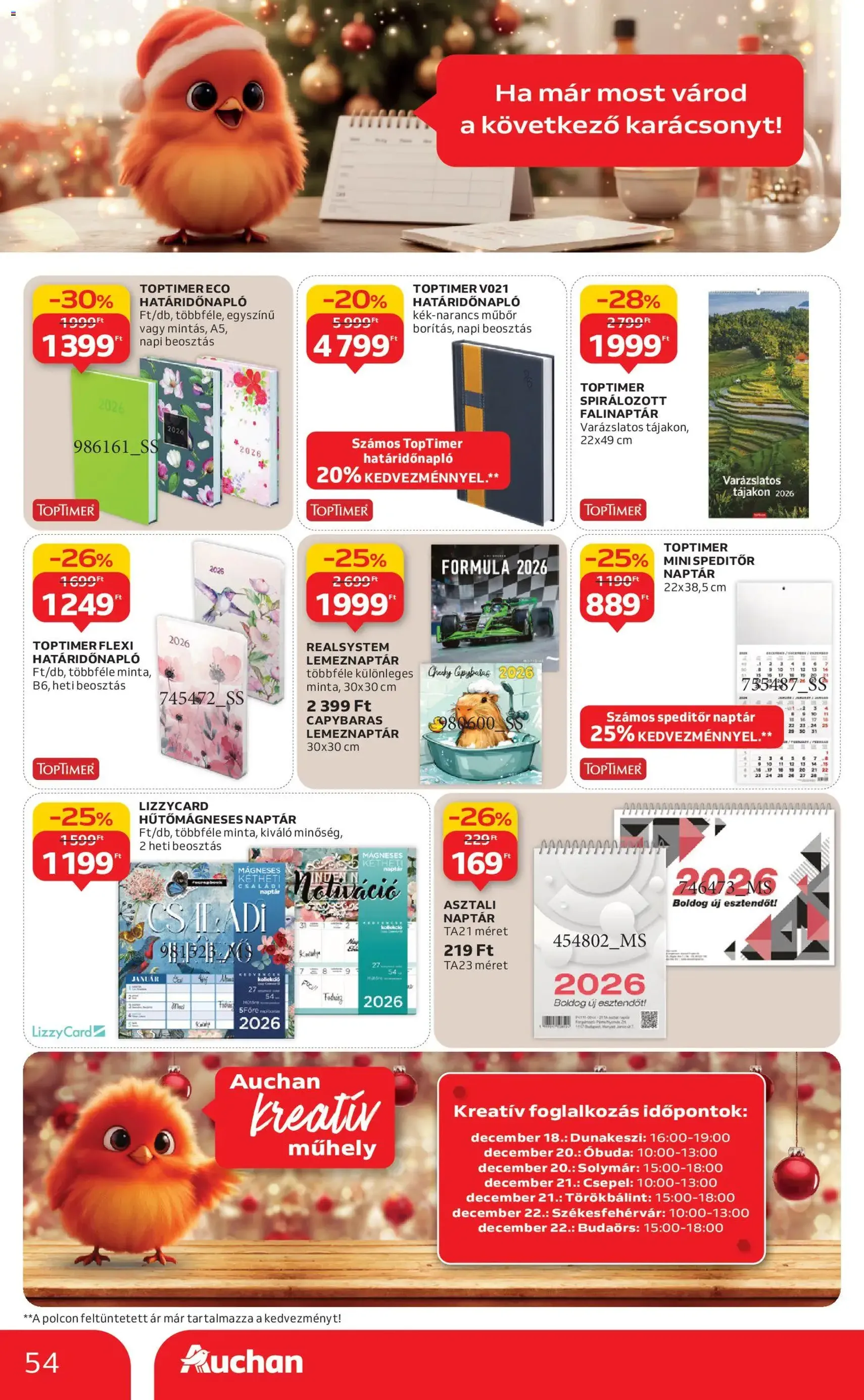 Auchan Akciós újság - 2025.12.18. érvényes szórólap 54 oldal 60 oldalból