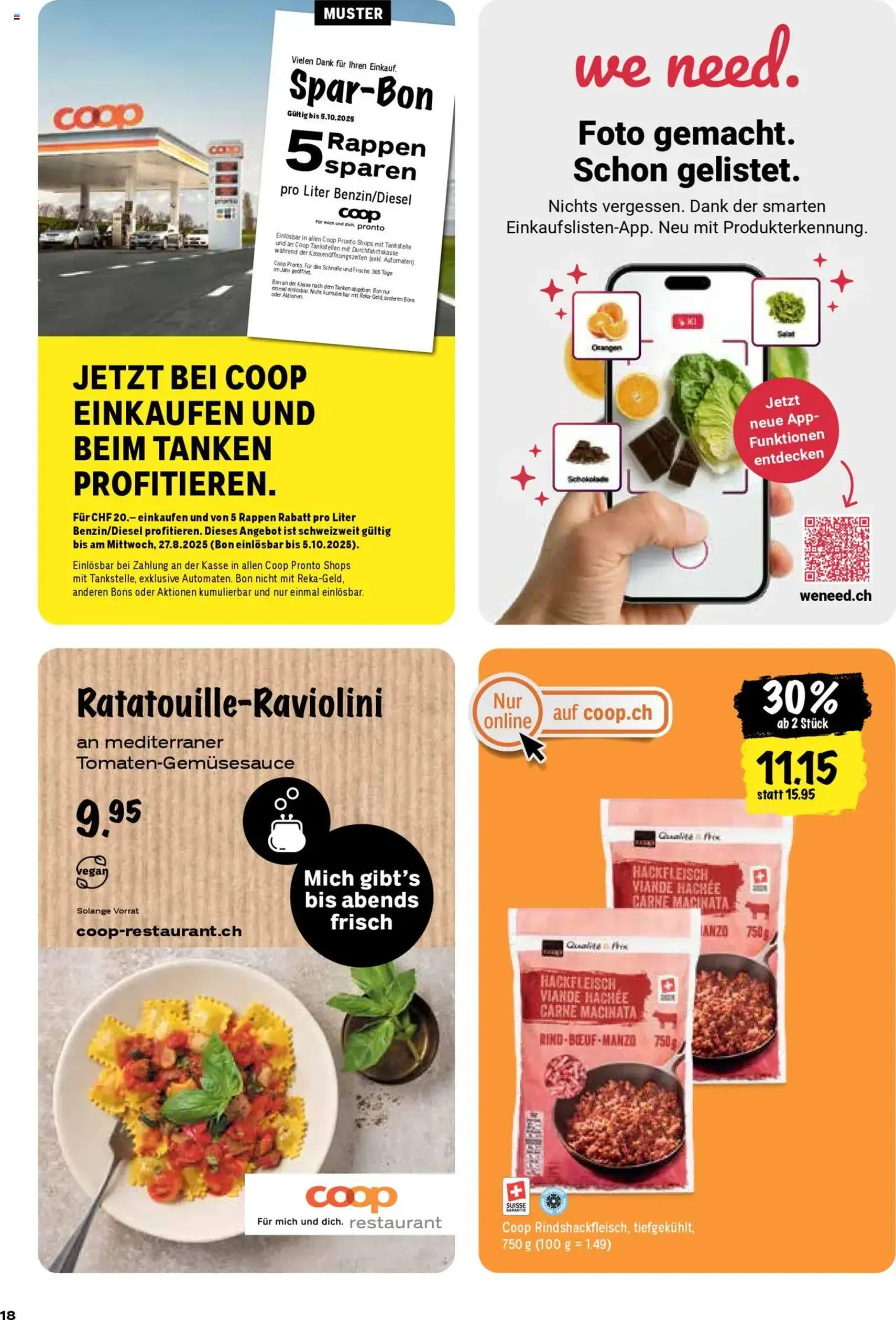 Coop Aktionen - Gültiger Prospekt ab 21.08.2025, Seite 18 von insgesamt 24