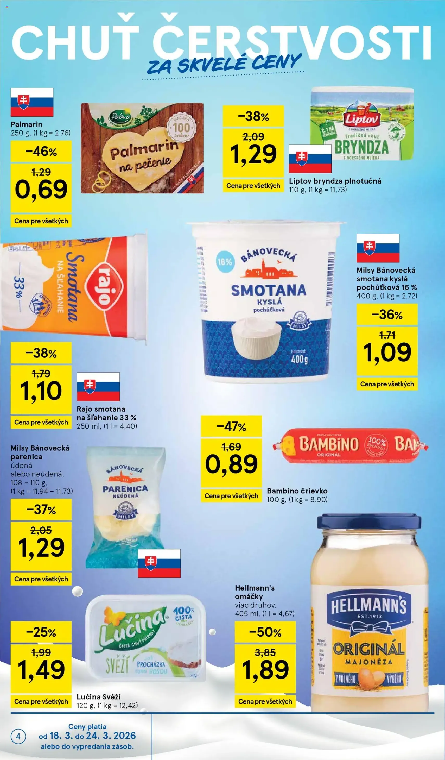 Tesco hypermarket - leták - platný leták od 18.03.2026 strana 4 z 49