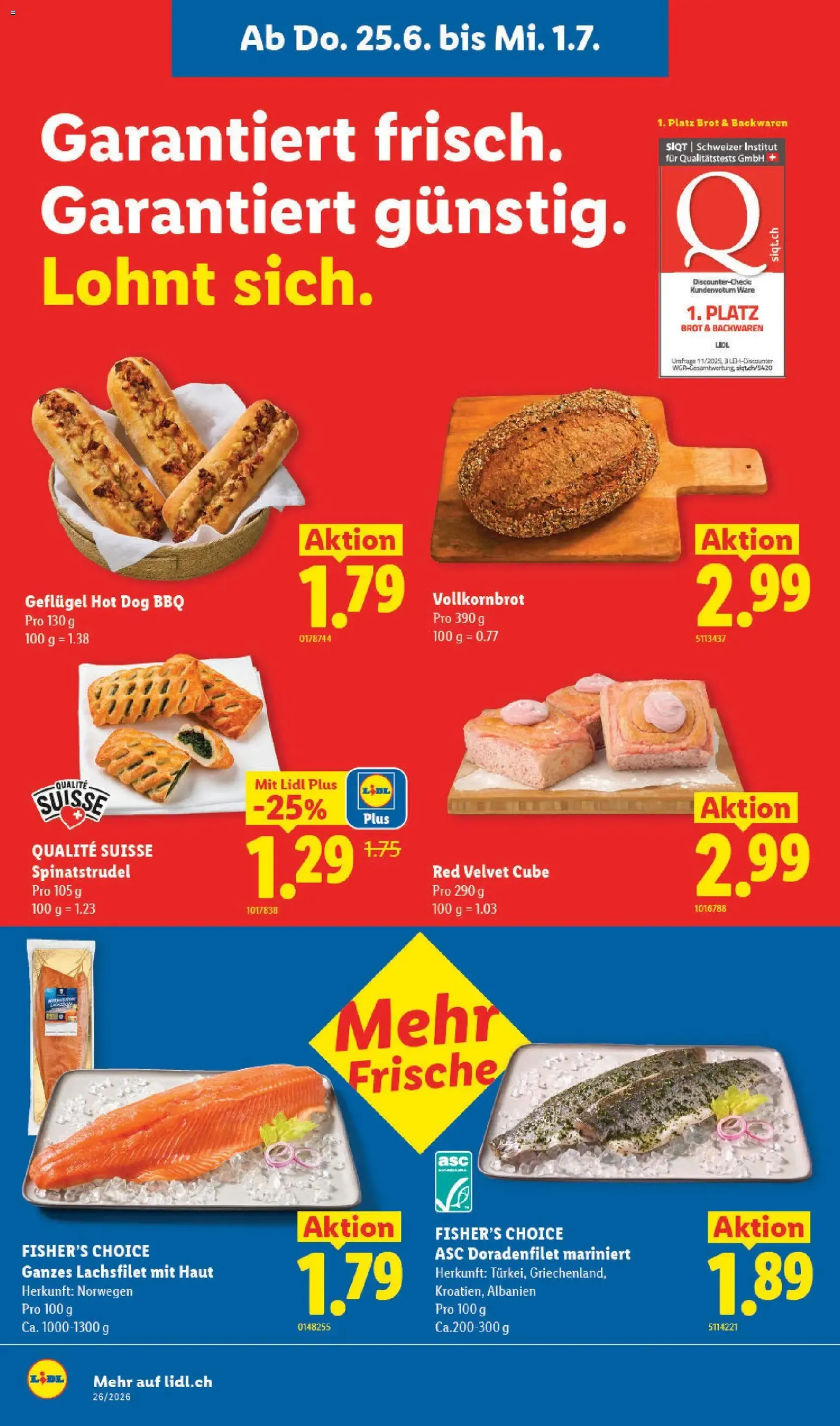 Lidl aktionen - Gültiger Prospekt ab 25.06.2026, Seite 8 von insgesamt 34