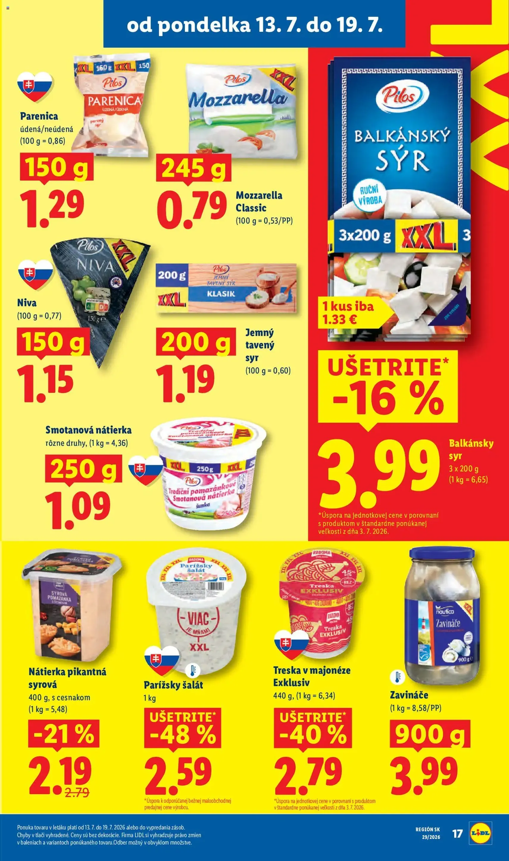 Lidl leták - platný leták od 13.07.2026 strana 21 z 94