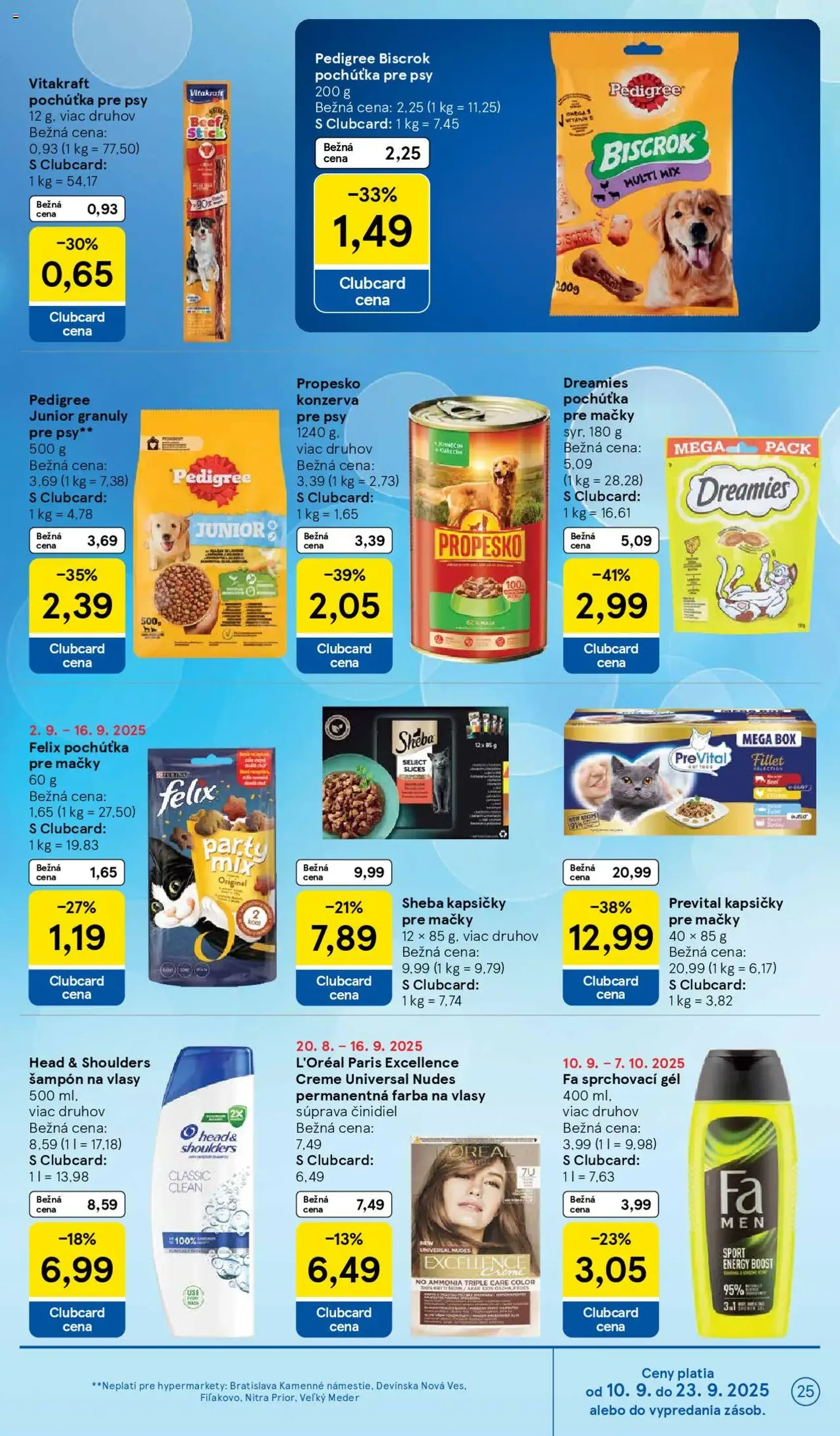 Tesco Hypermarket - leták - platný leták od 10.09.2025 strana 25 z 38 Tesco Hypermarket - leták - platný leták od 10.09.2025 strana 25 z 38