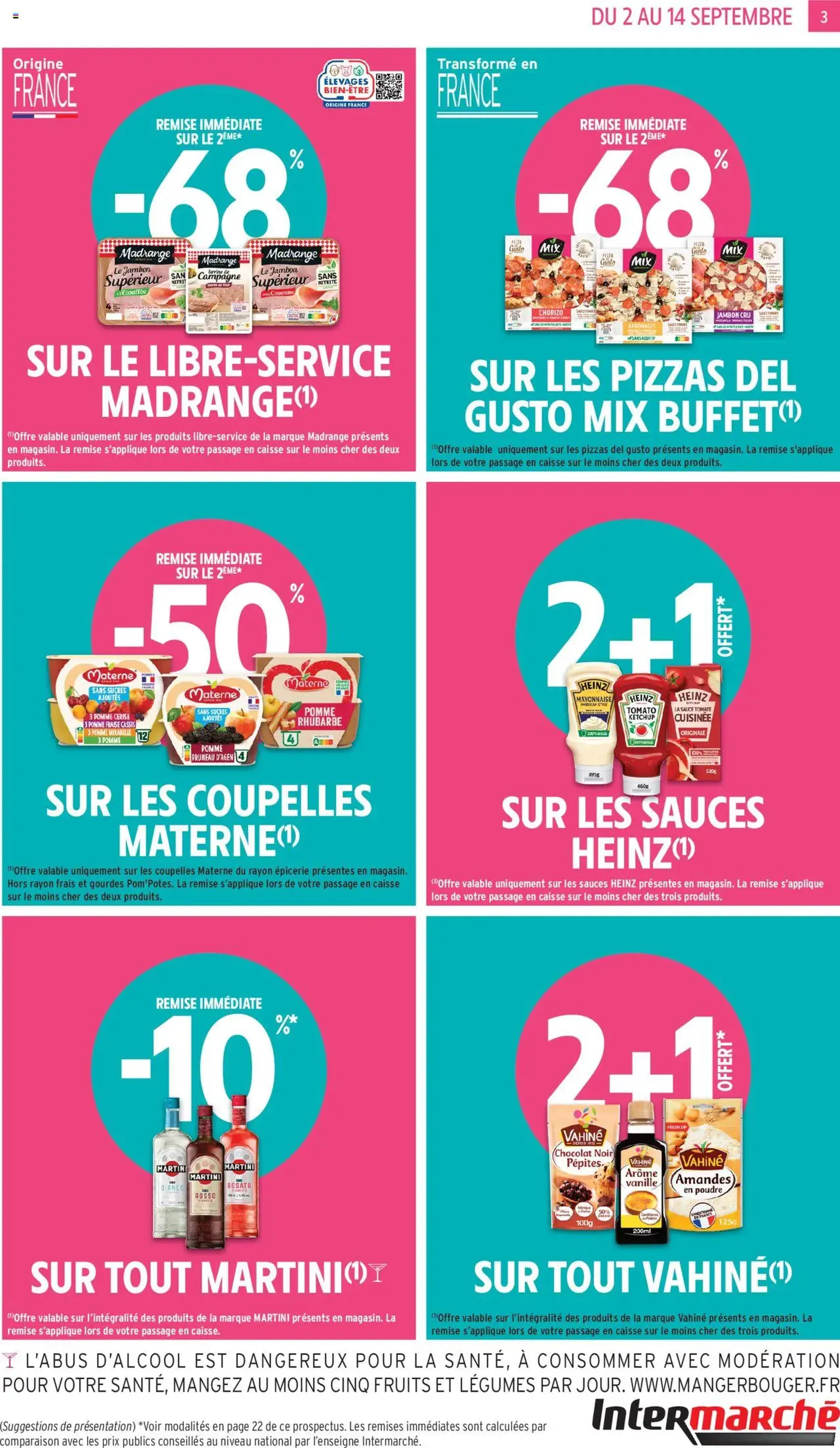 Intermarché Catalogue Découvrez nos offres spéciales rentrée | Super - brochure valable à partir du 02/09/2025, page 3 sur 32 Intermarché Catalogue Découvrez nos offres spéciales rentrée | Super - brochure valable à partir du 02/09/2025, page 3 sur 32