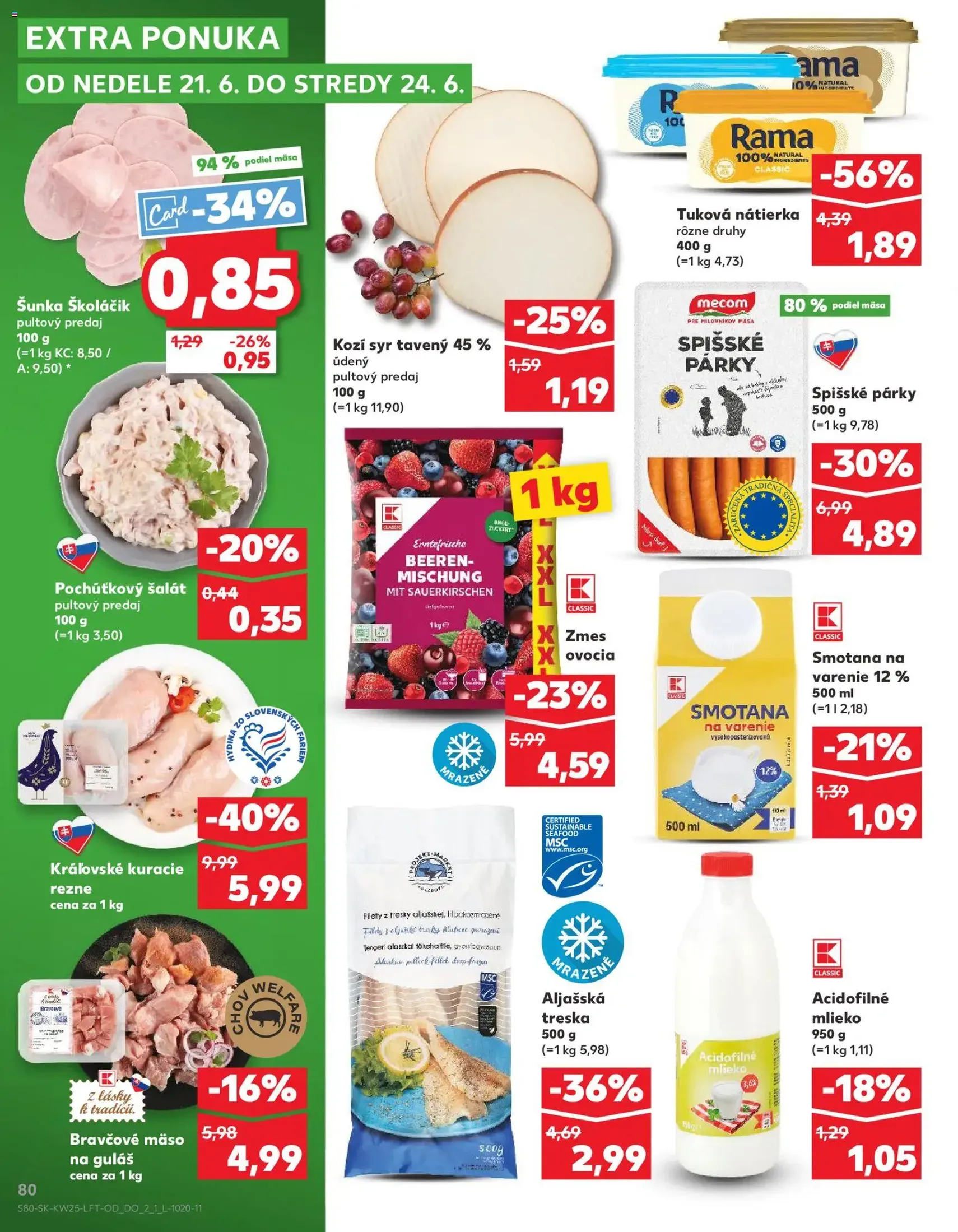 Kaufland SK akciós újság - 2026.06.18. érvényes szórólap 80 oldal 84 oldalból