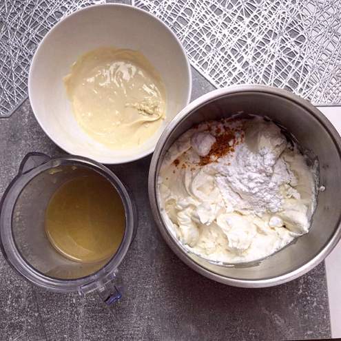 Sárgarépa torta túrós krémmel - előkészítő lépés 1