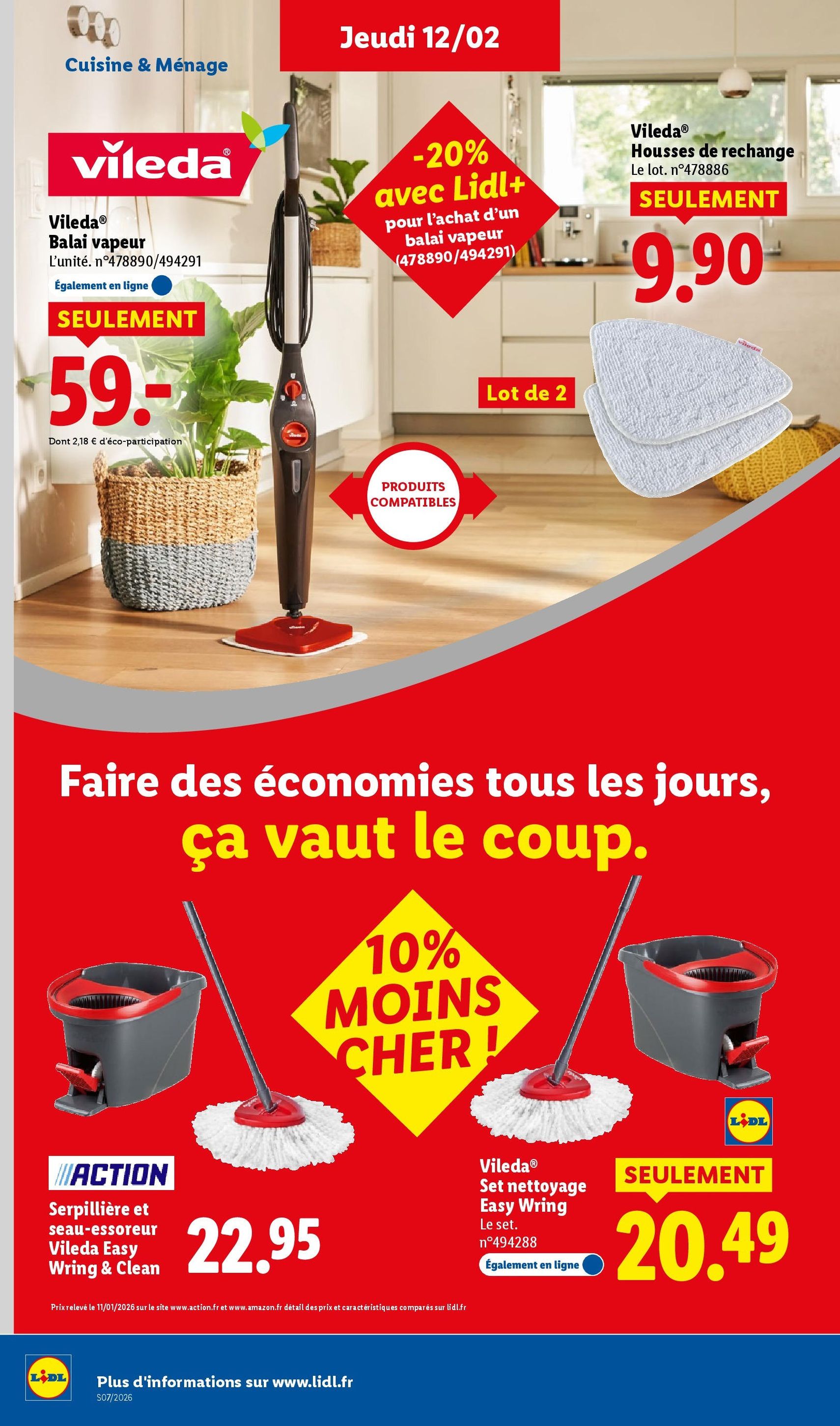 LIDL catalogue semaine 7 - brochure valable à partir du 12/02/2026, page 42 sur 79