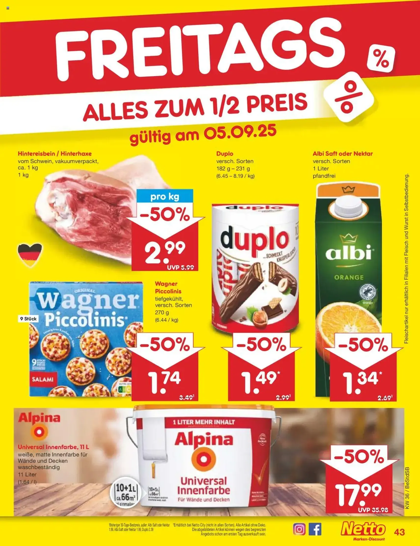 Netto Marken-Discount Prospekt - Gültiger Prospekt ab 01.09.2025, Seite 63 von insgesamt 65 Netto Marken-Discount Prospekt - Gültiger Prospekt ab 01.09.2025, Seite 63 von insgesamt 65