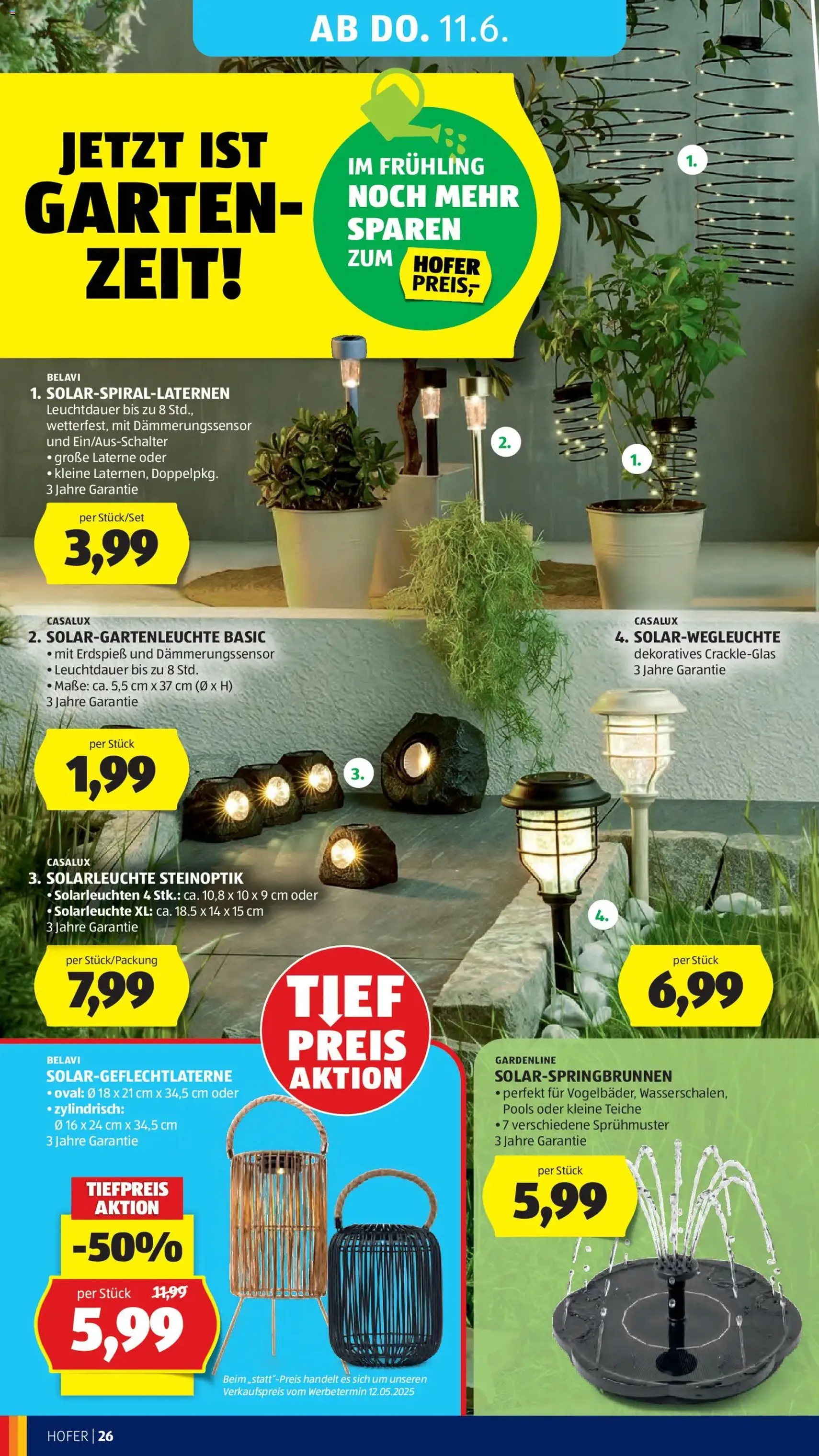 Hofer Flugblatt - Gültiger Prospekt ab 03.06.2026, Seite 30 von insgesamt 42