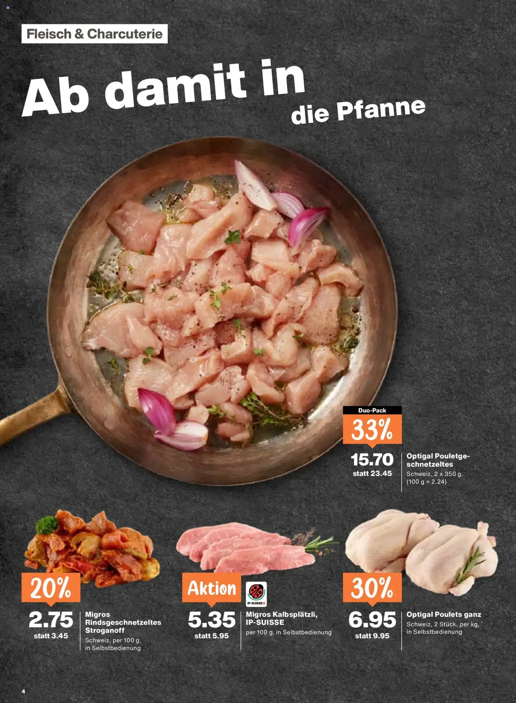 Migros aktionen - Gültiger Prospekt ab 28.05.2026, Seite 4 von insgesamt 24