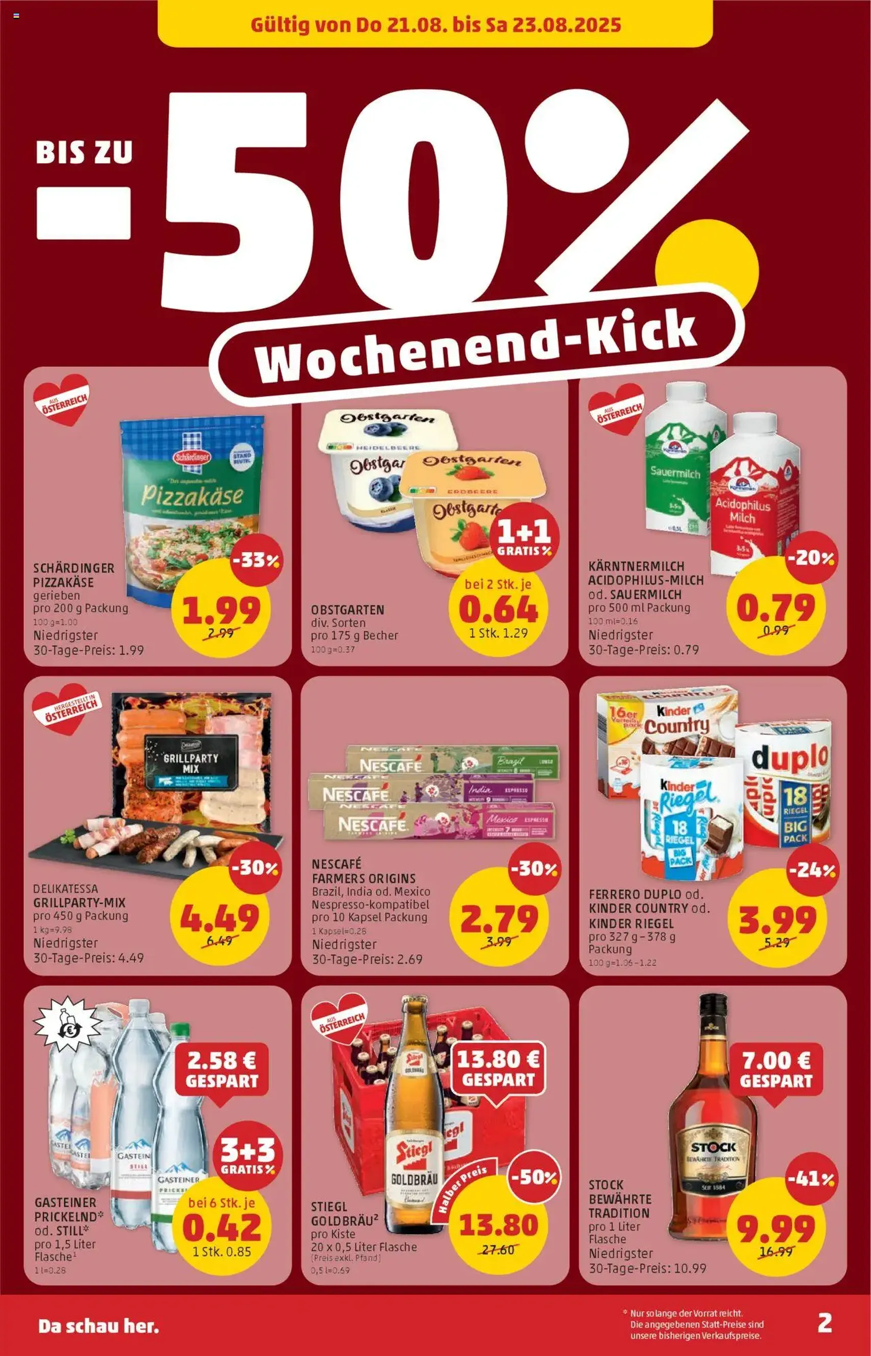 Penny Markt Flugblatt - Gültiger Prospekt ab 21.08.2025, Seite 2 von insgesamt 32