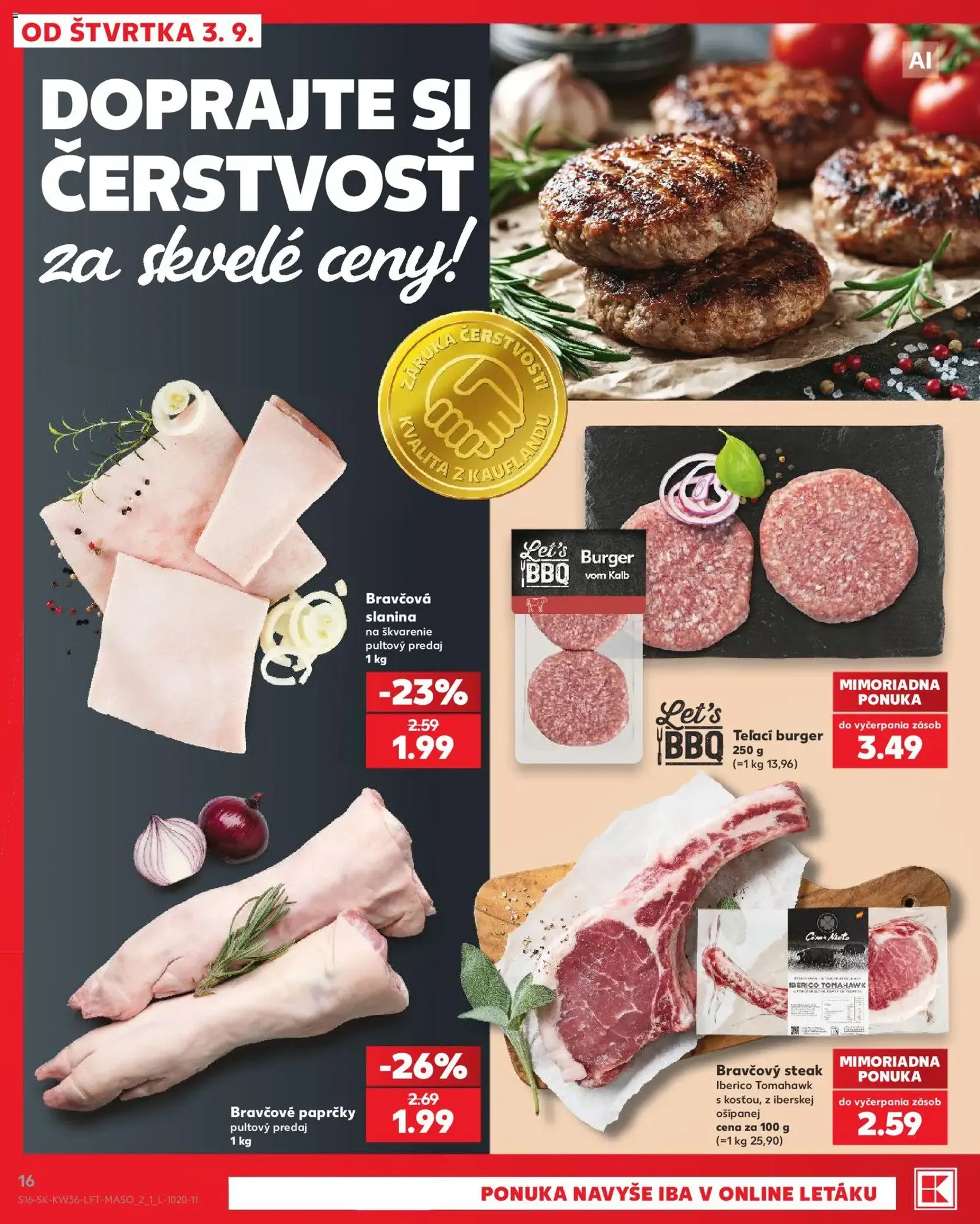 Kaufland leták - platný leták od 03.09.2026 strana 16 z 80
