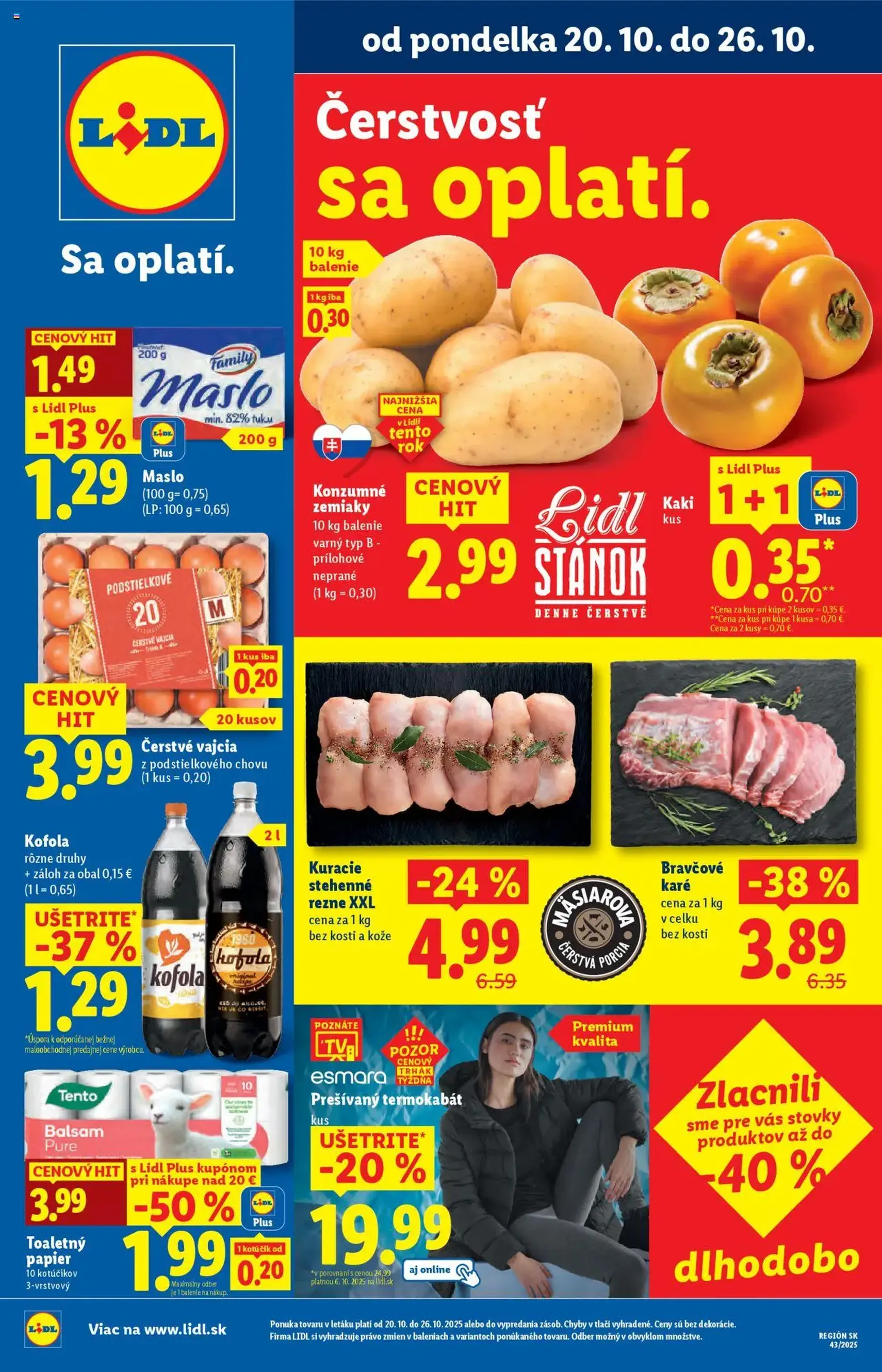 Lidl leták - platný leták od 20.10.2025 strana 1 z 102 Lidl leták - platný leták od 20.10.2025 strana 1 z 102