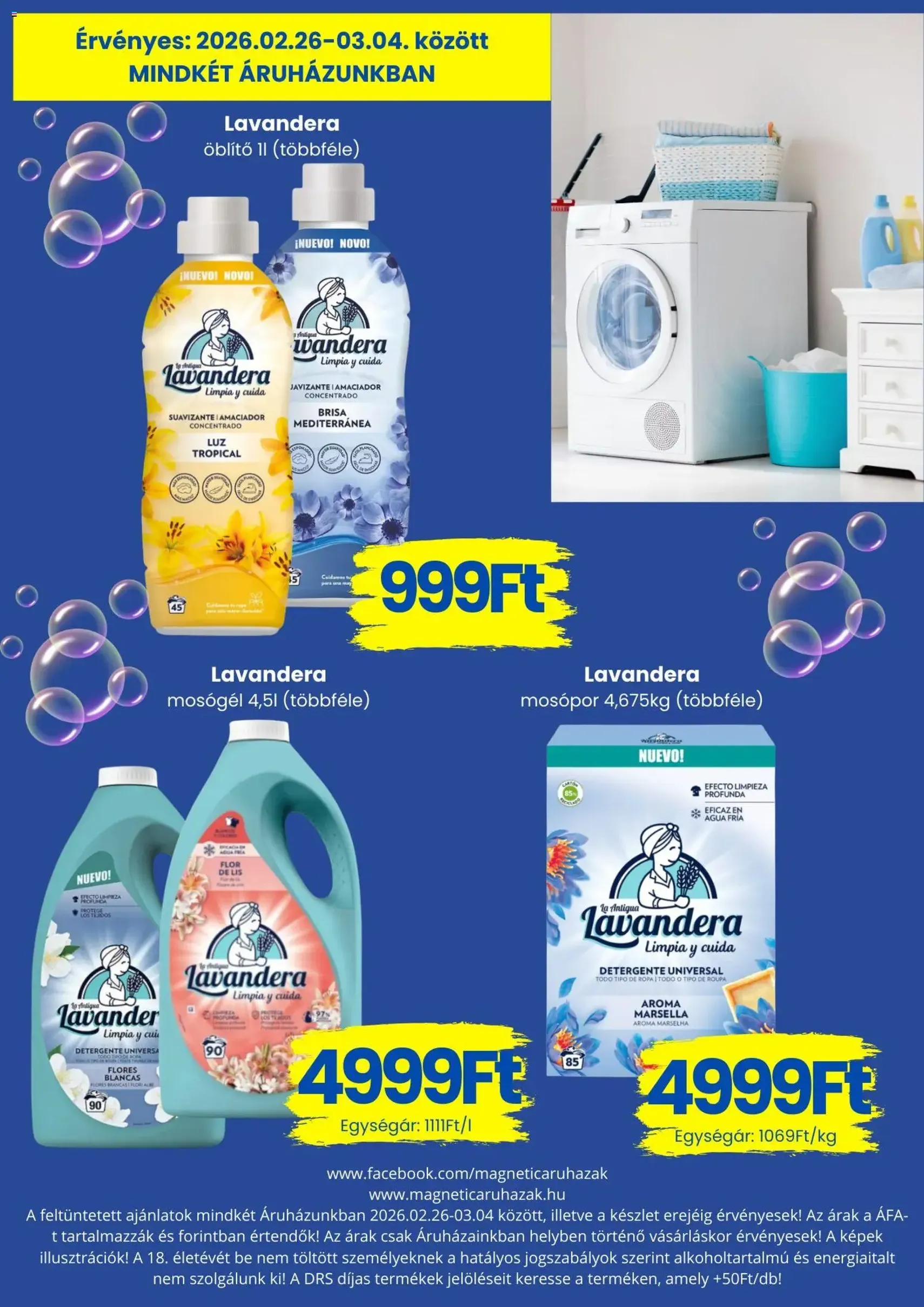 Magnetic Akciós újság - 2026.02.26. érvényes szórólap 8 oldal 9 oldalból