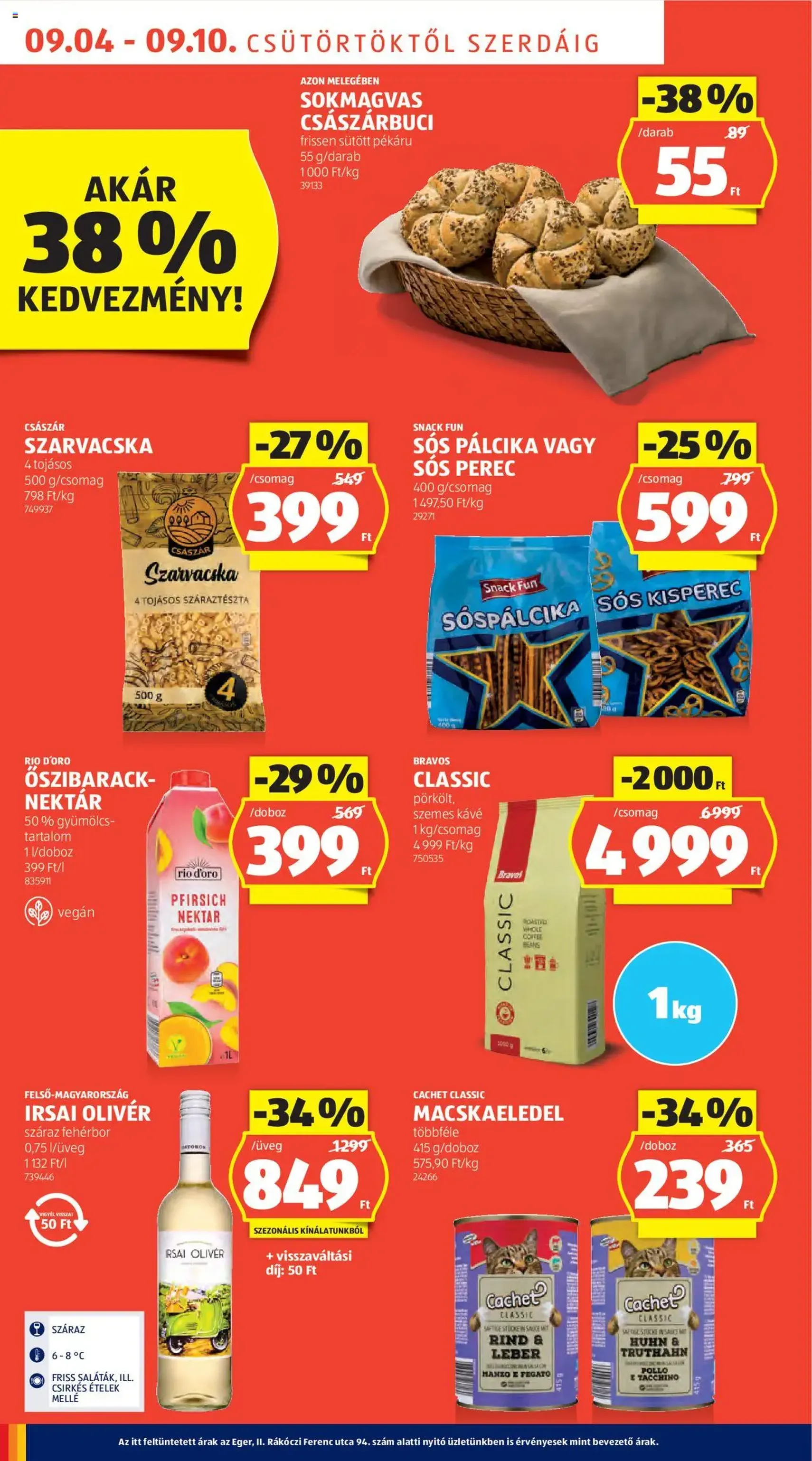 Aldi Akciós újság - 2025.09.04. érvényes szórólap 8 oldal 45 oldalból Aldi Akciós újság - 2025.09.04. érvényes szórólap 8 oldal 45 oldalból