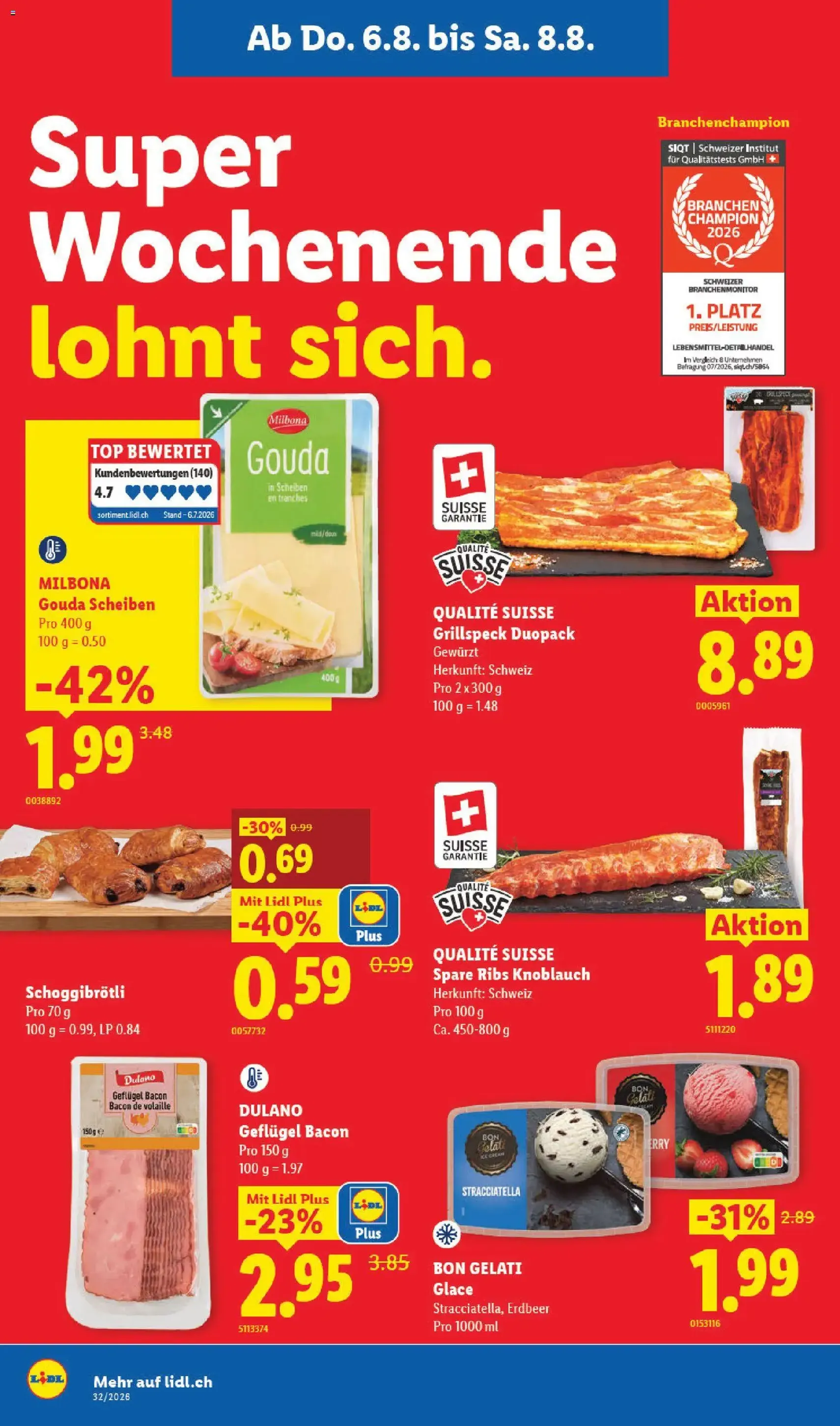 Lidl aktionen - Gültiger Prospekt ab 06.08.2026, Seite 2 von insgesamt 32