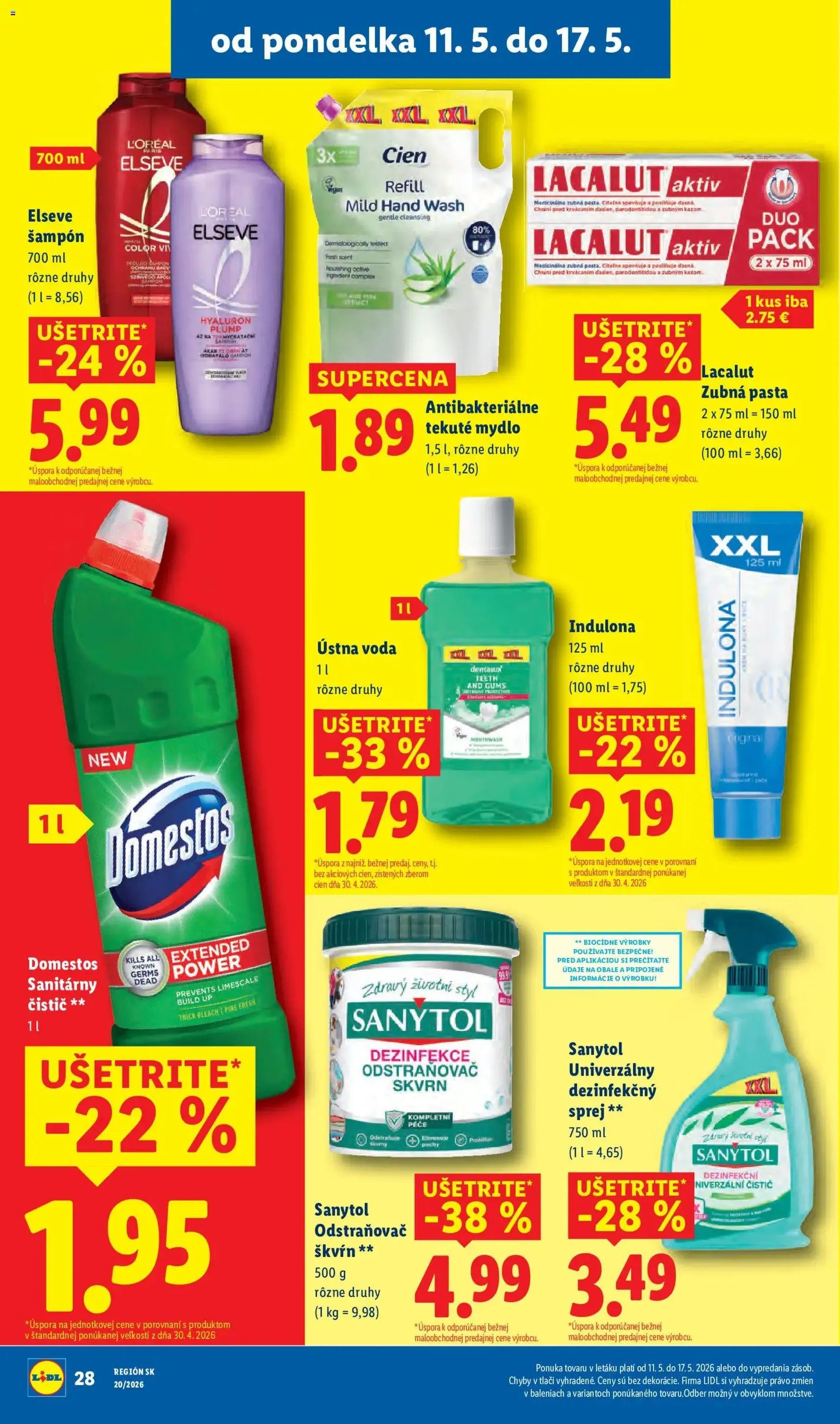 Lidl leták - platný leták od 11.05.2026 strana 34 z 87