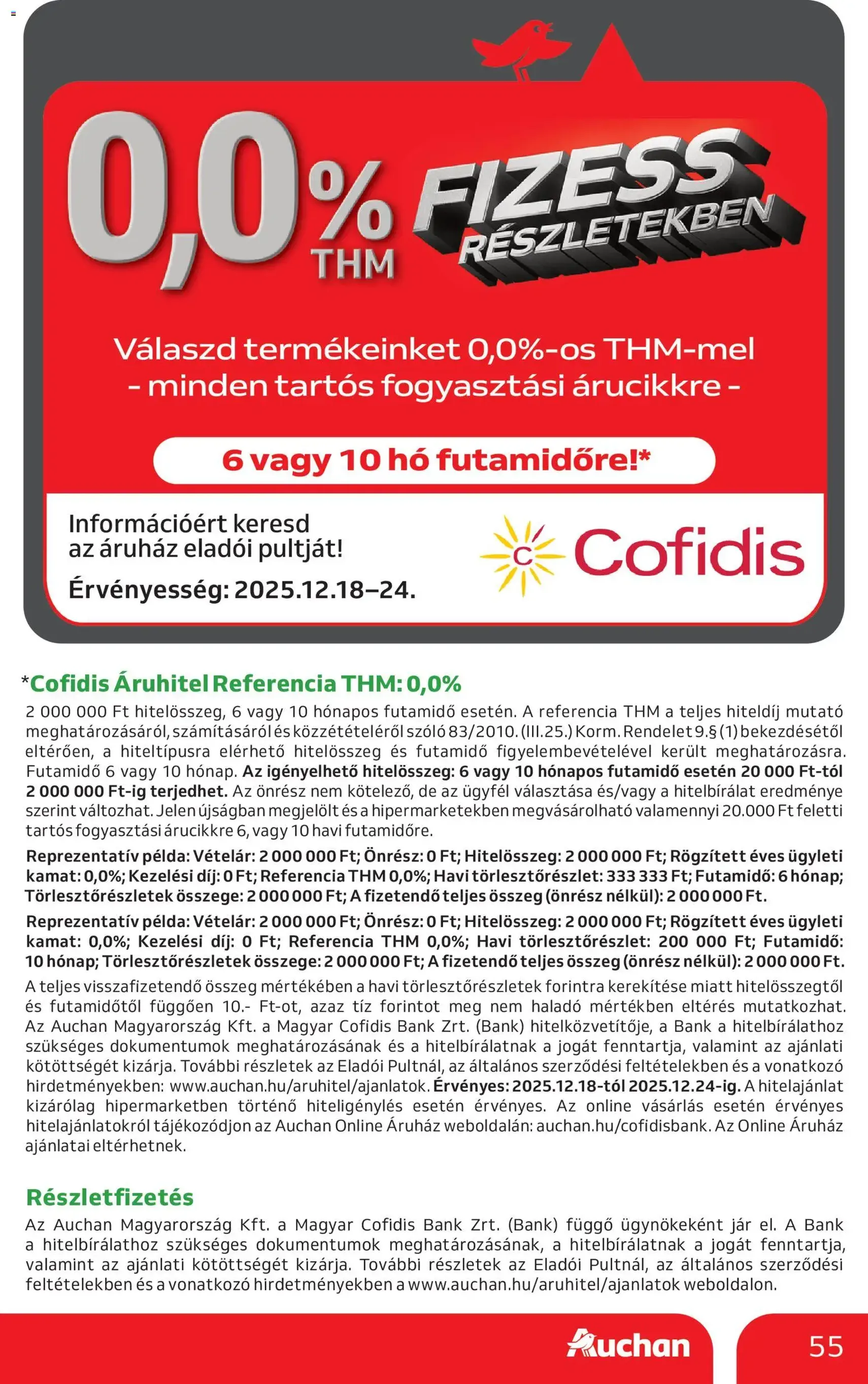 Auchan Akciós újság - 2025.12.18. érvényes szórólap 55 oldal 60 oldalból