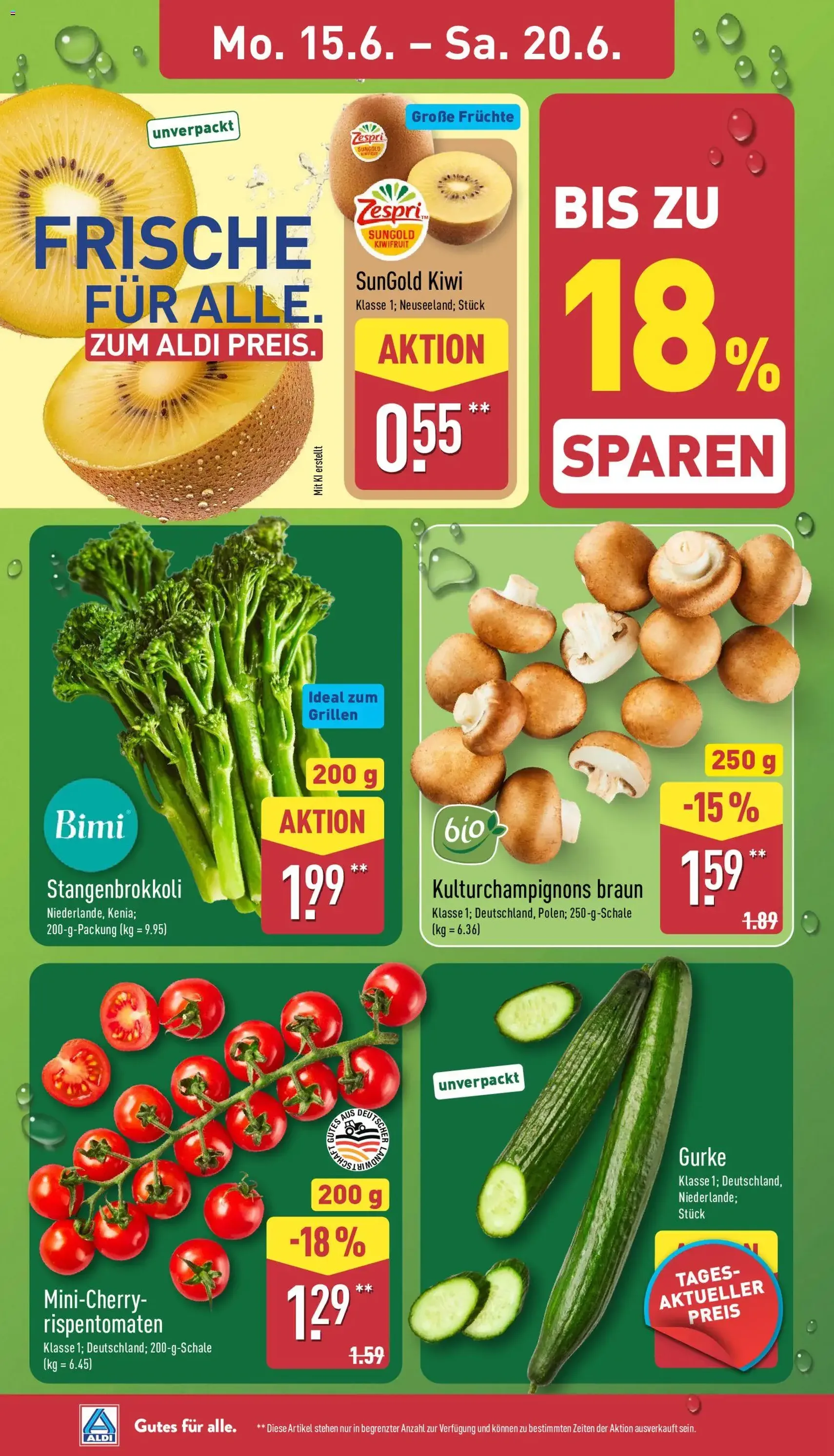 Aldi Prospekt - Gültiger Prospekt ab 15.06.2026, Seite 6 von insgesamt 41