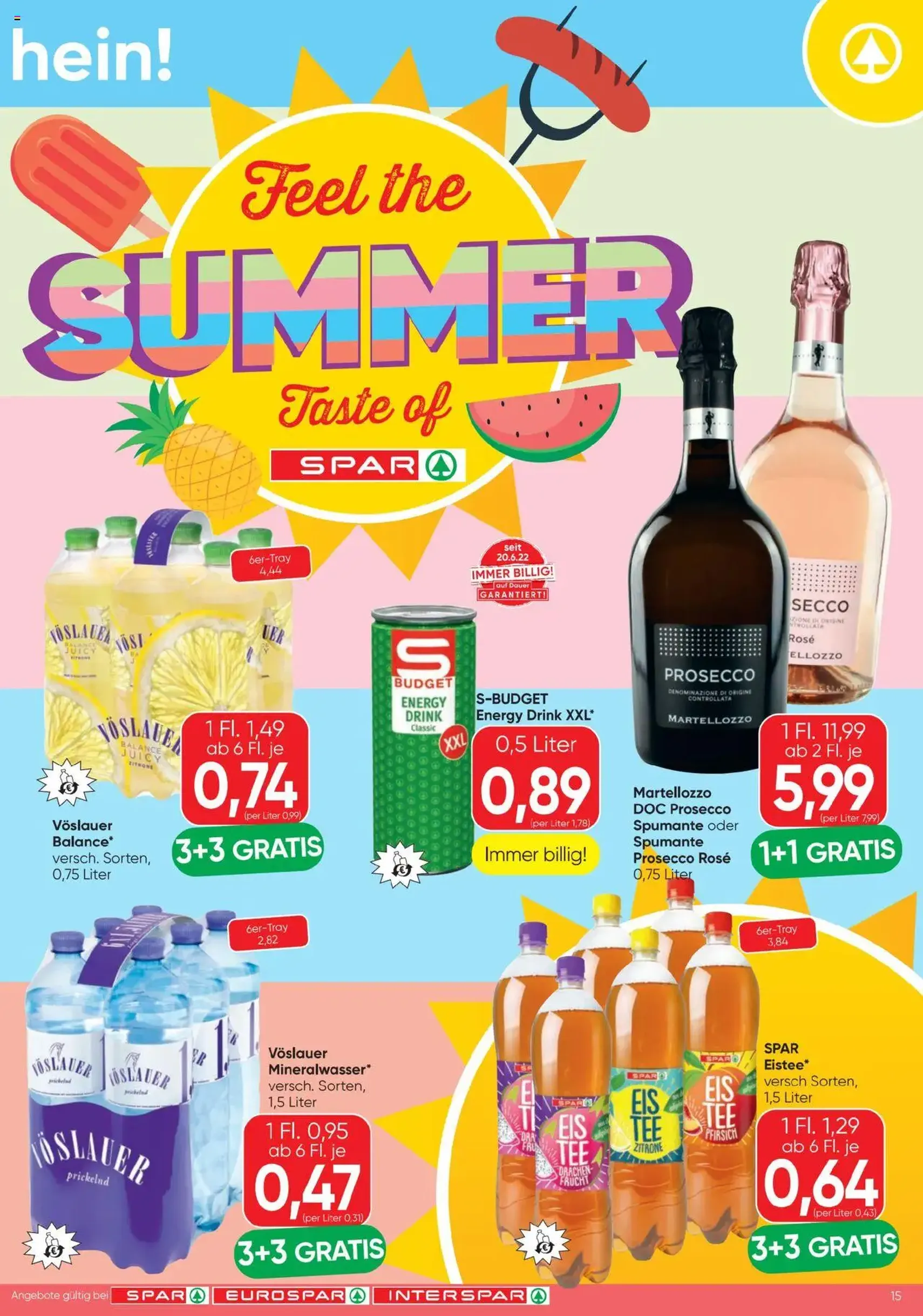 Spar Flugblatt - Gültiger Prospekt ab 31.07.2025, Seite 15 von insgesamt 20 Spar Flugblatt - Gültiger Prospekt ab 31.07.2025, Seite 15 von insgesamt 20