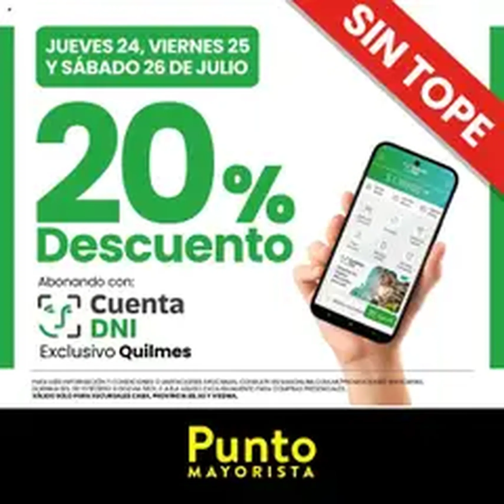 Punto Mayorista catálogo - folleto válido desde 24/07/2025 página 1 de 1