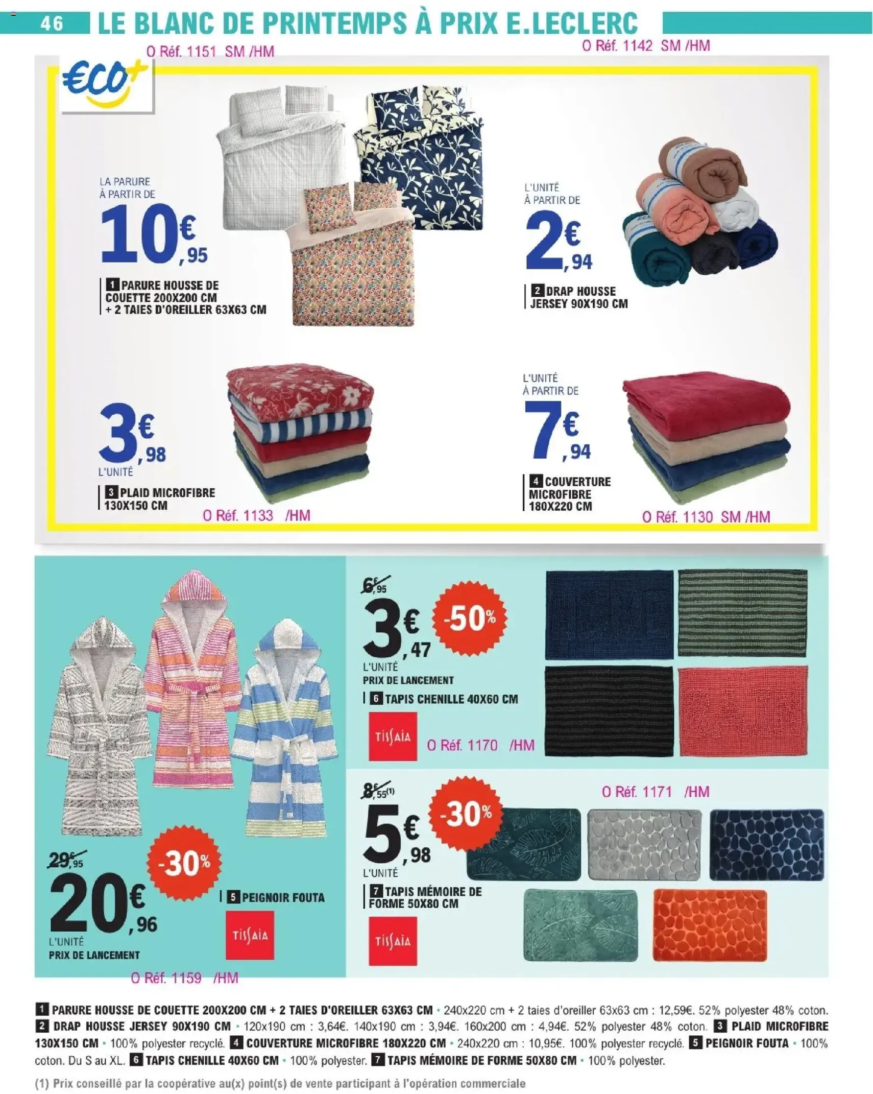 E.Leclerc catalogue de la semaine 22 - brochure valable à partir du 26/05/2026, page 46 sur 66