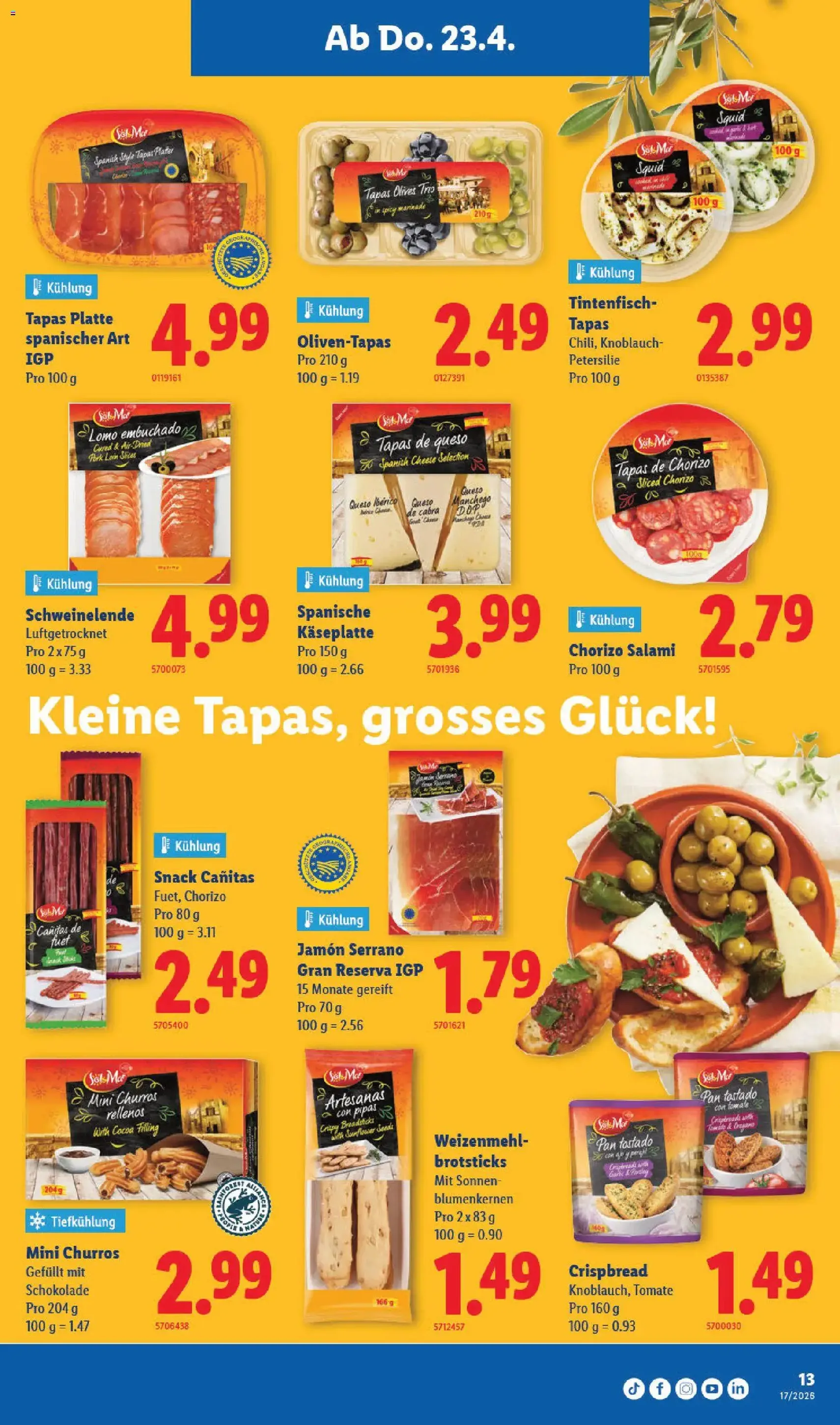 Lidl aktionen - Gültiger Prospekt ab 23.04.2026, Seite 13 von insgesamt 32