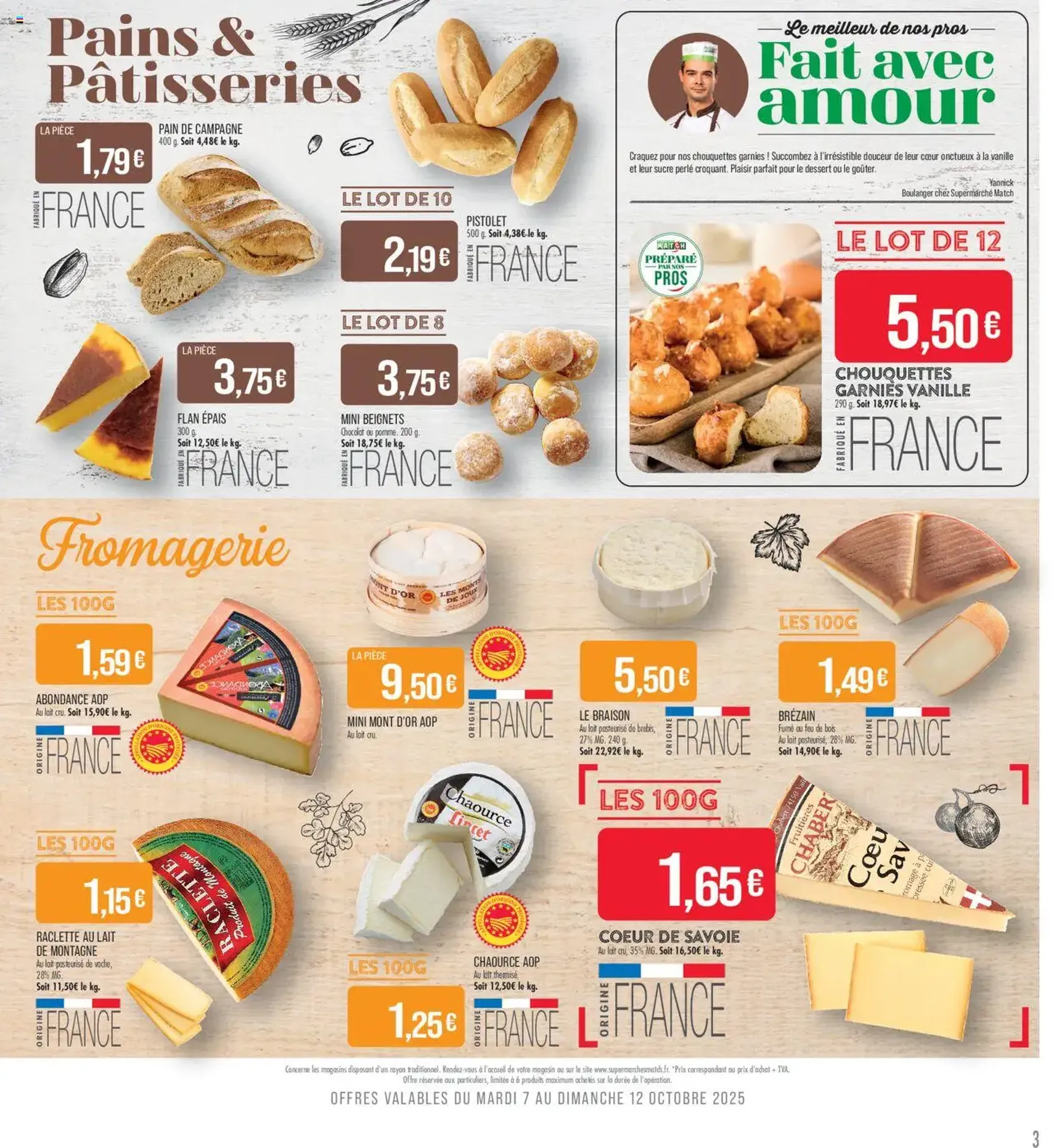 Match Supermarché catalogue - brochure valable à partir du 07/10/2025, page 3 sur 22