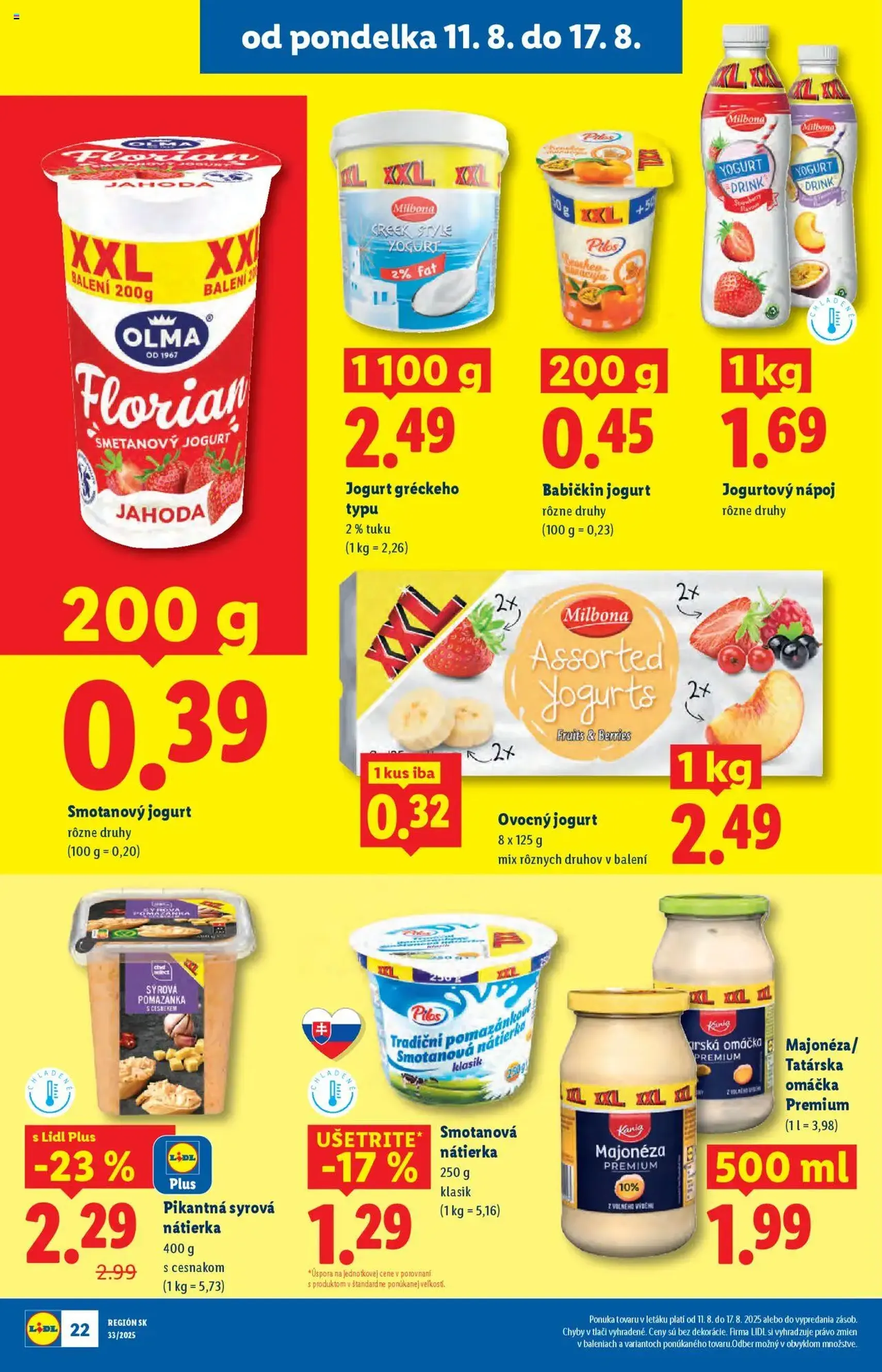 Lidl leták - platný leták od 11.08.2025 strana 22 z 93