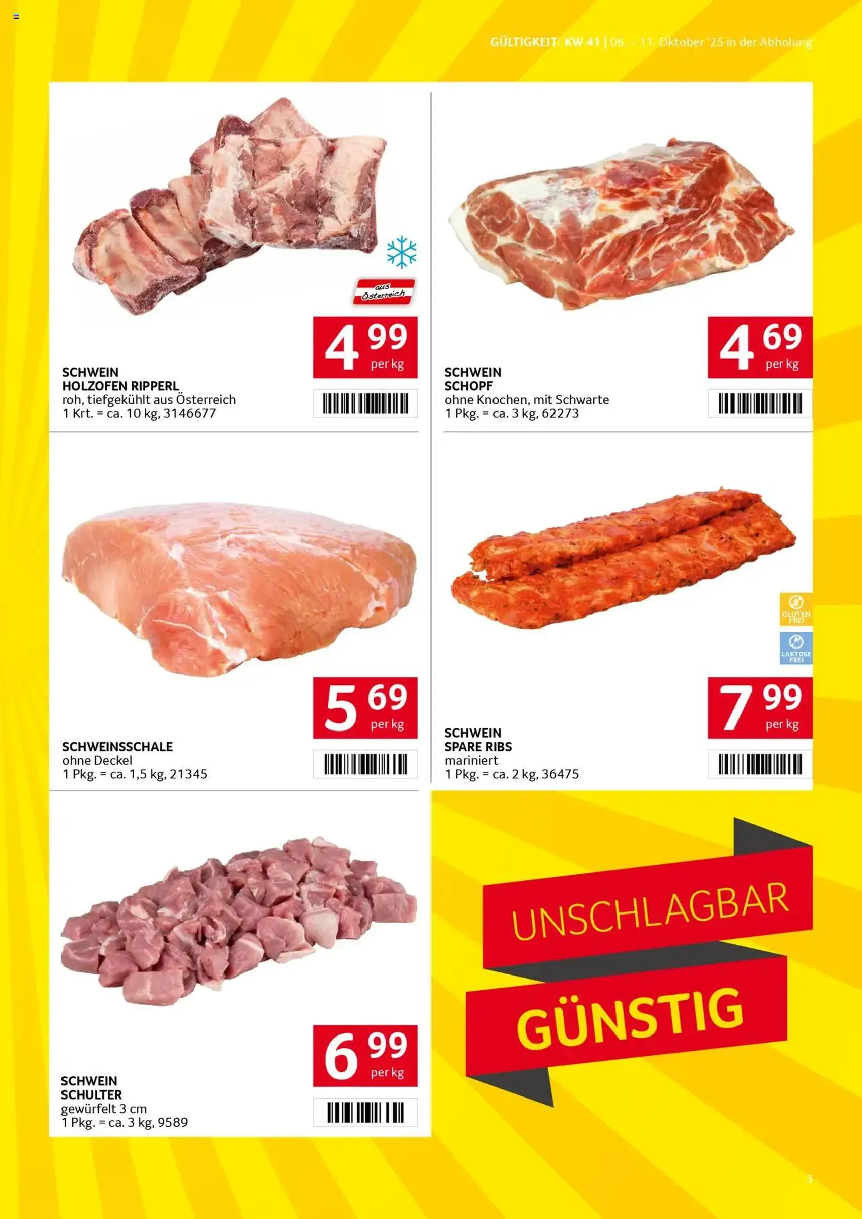 Transgourmet Flugblatt - Gültiger Prospekt ab 05.10.2025, Seite 3 von insgesamt 26