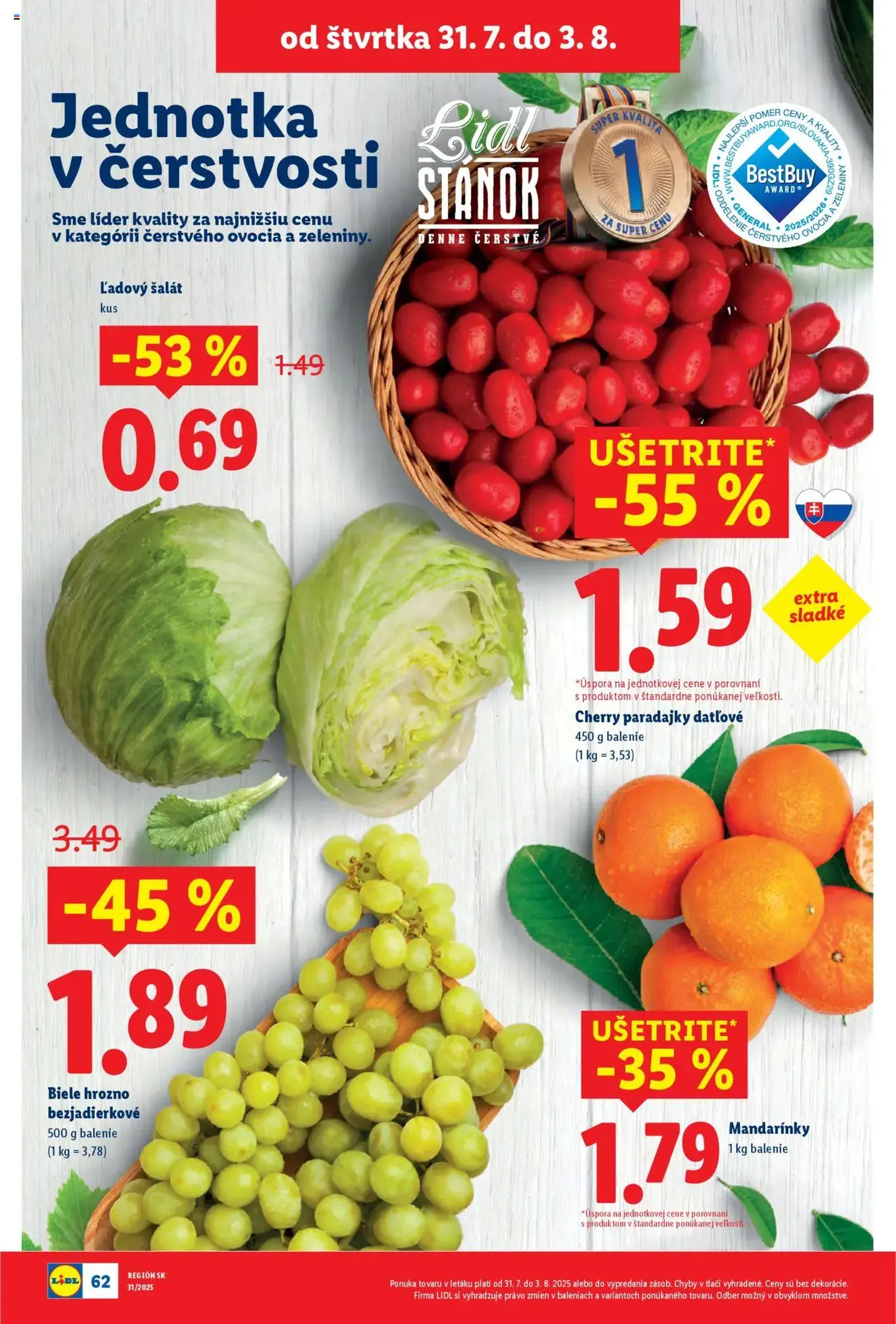 Lidl leták - platný leták od 28.07.2025 strana 60 z 87 Lidl leták - platný leták od 28.07.2025 strana 60 z 87