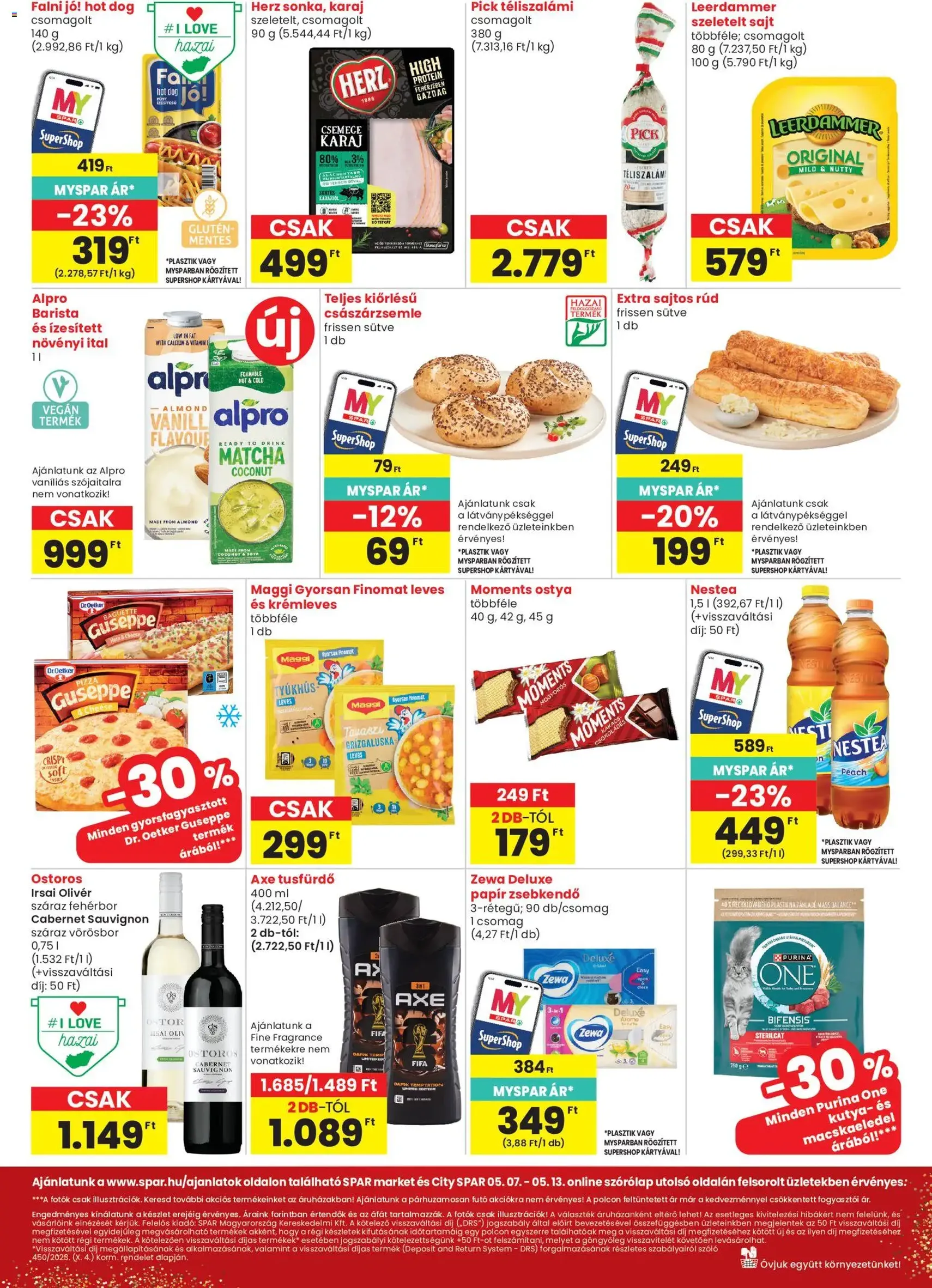 Spar Market akciós újság - 2026.05.07. érvényes szórólap 2 oldal 3 oldalból