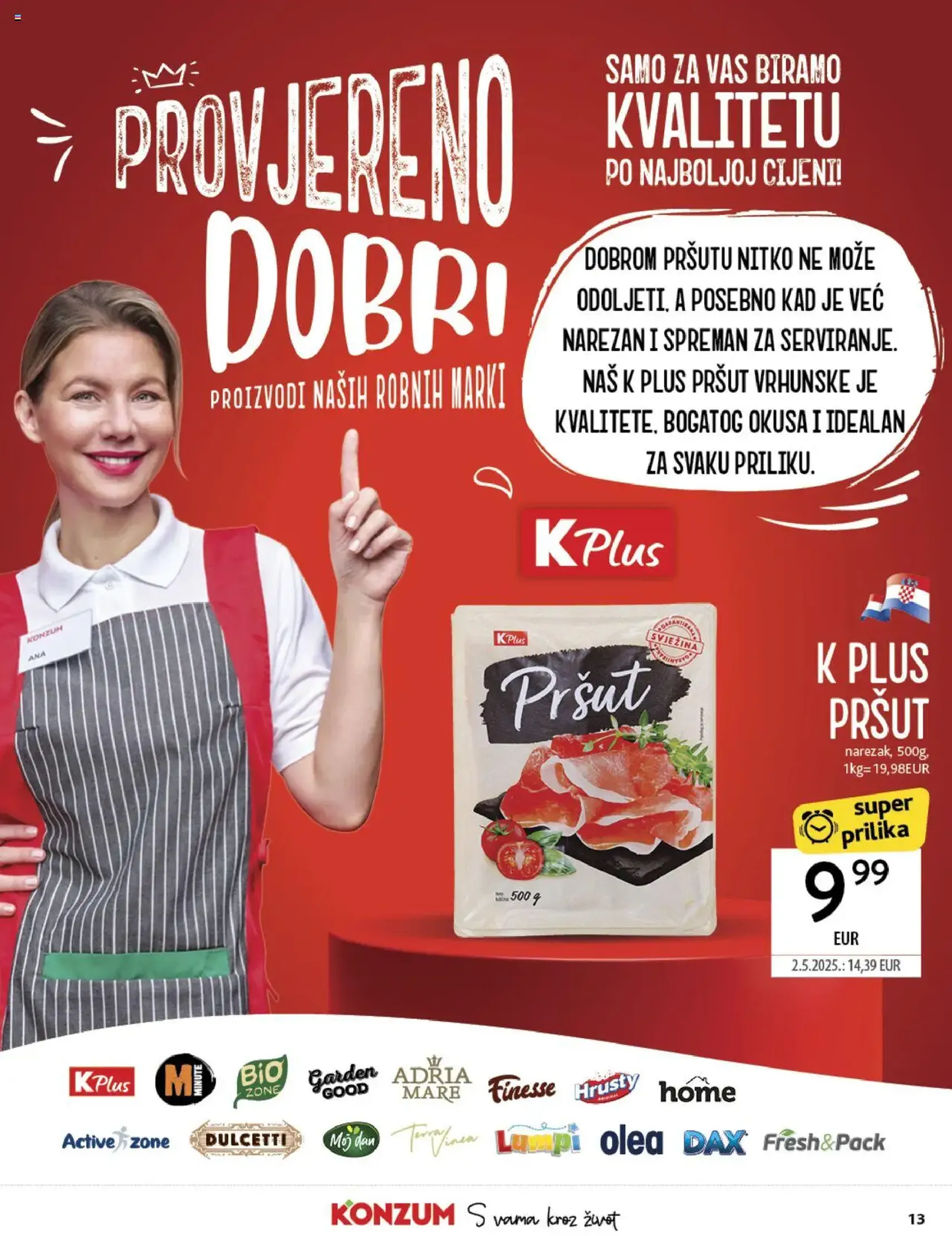 Konzum HR Akciós újság - 2025.08.20. érvényes szórólap 13 oldal 38 oldalból