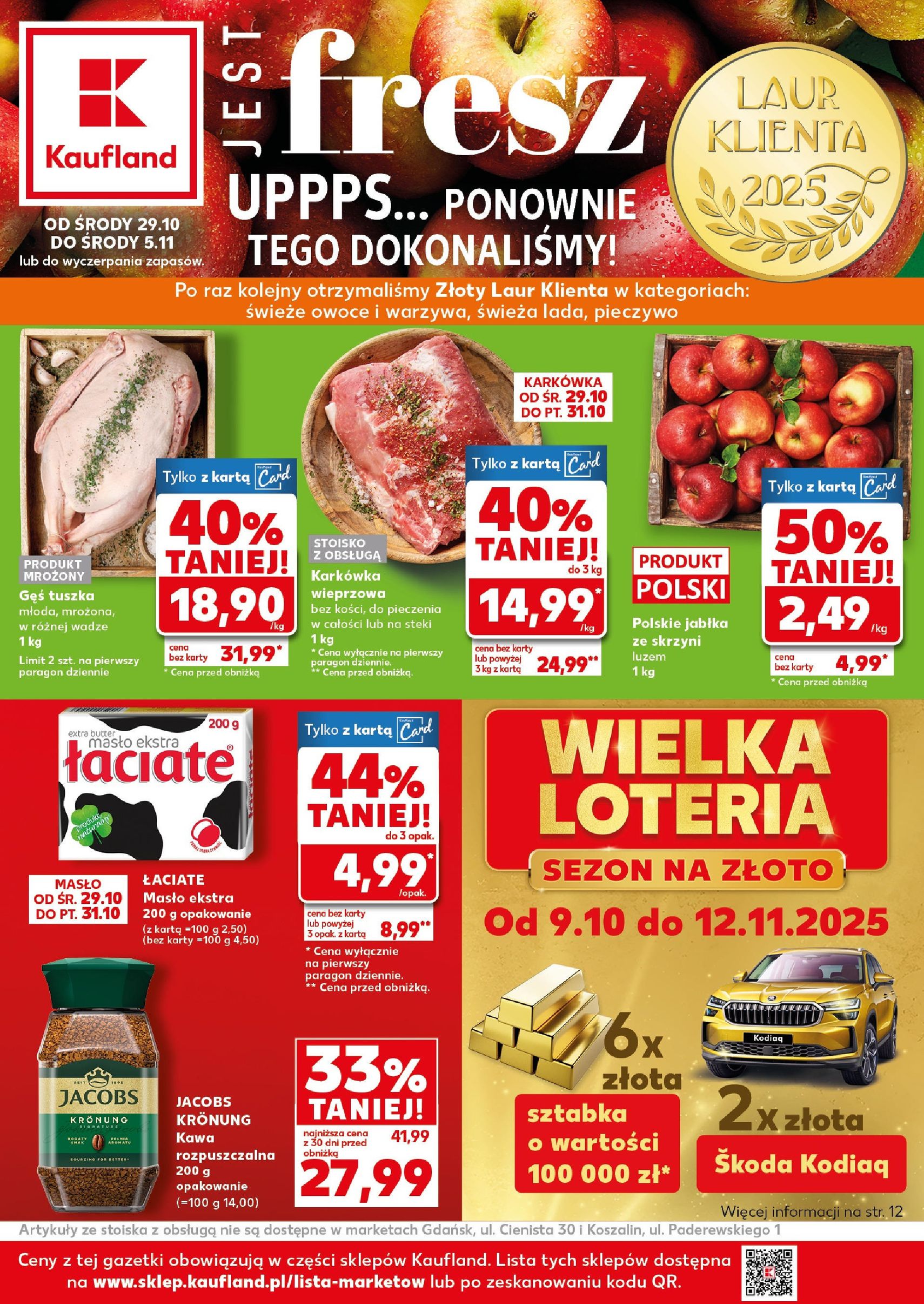 Kaufland gazetka - ważny gazetka od 29.10.2025 strona 1 z 63 Kaufland gazetka - ważny gazetka od 29.10.2025 strona 1 z 63