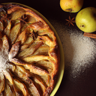 Recipe preview Reverse apple pie