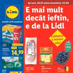 Catalog Lidl - previzualizare cataloage valabilă începând cu 28.07.2025