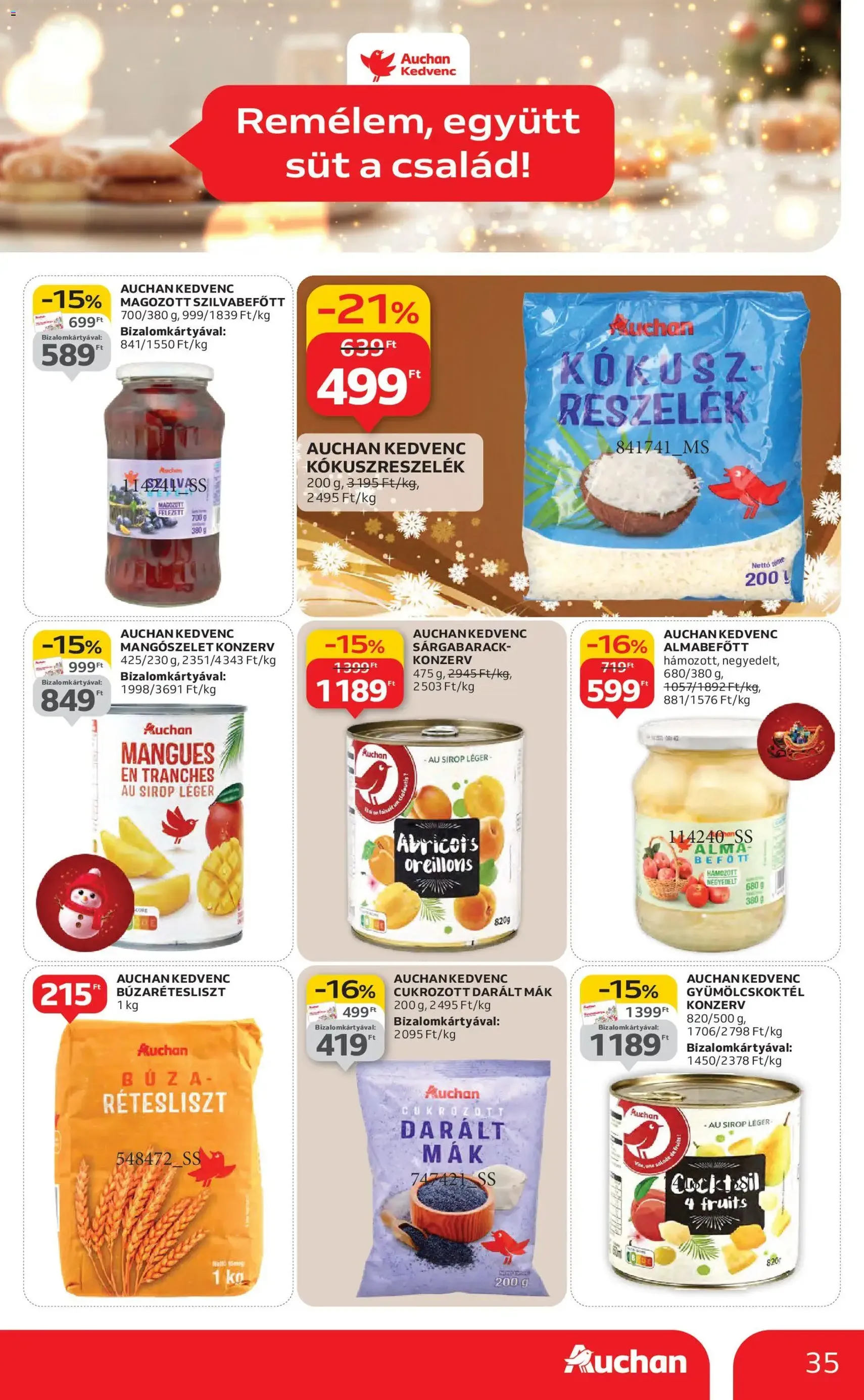 Auchan Akciós újság - 2025.12.11. érvényes szórólap 35 oldal 76 oldalból