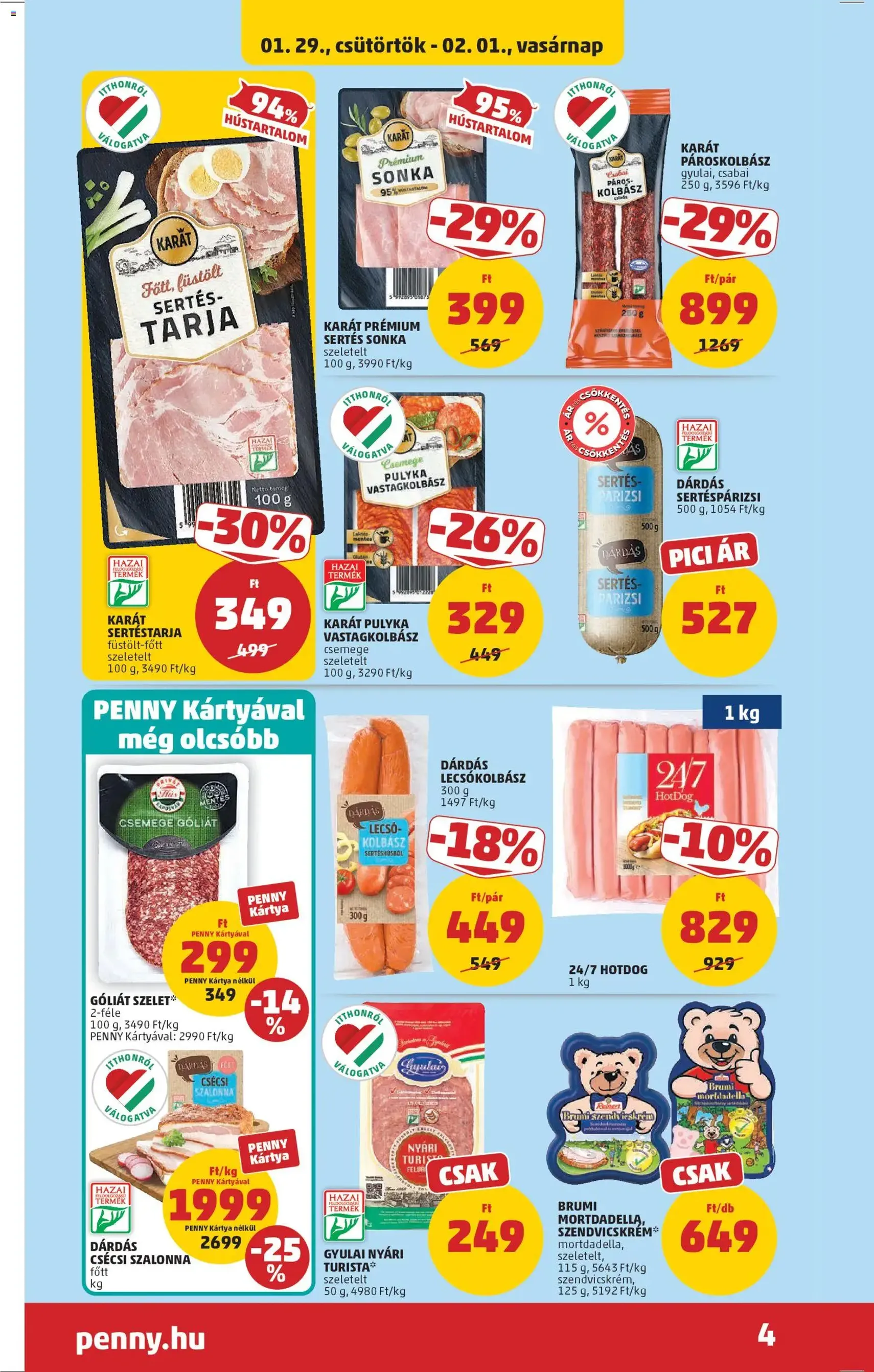 PENNY Akciós újság - 2026.01.29. érvényes szórólap 6 oldal 42 oldalból