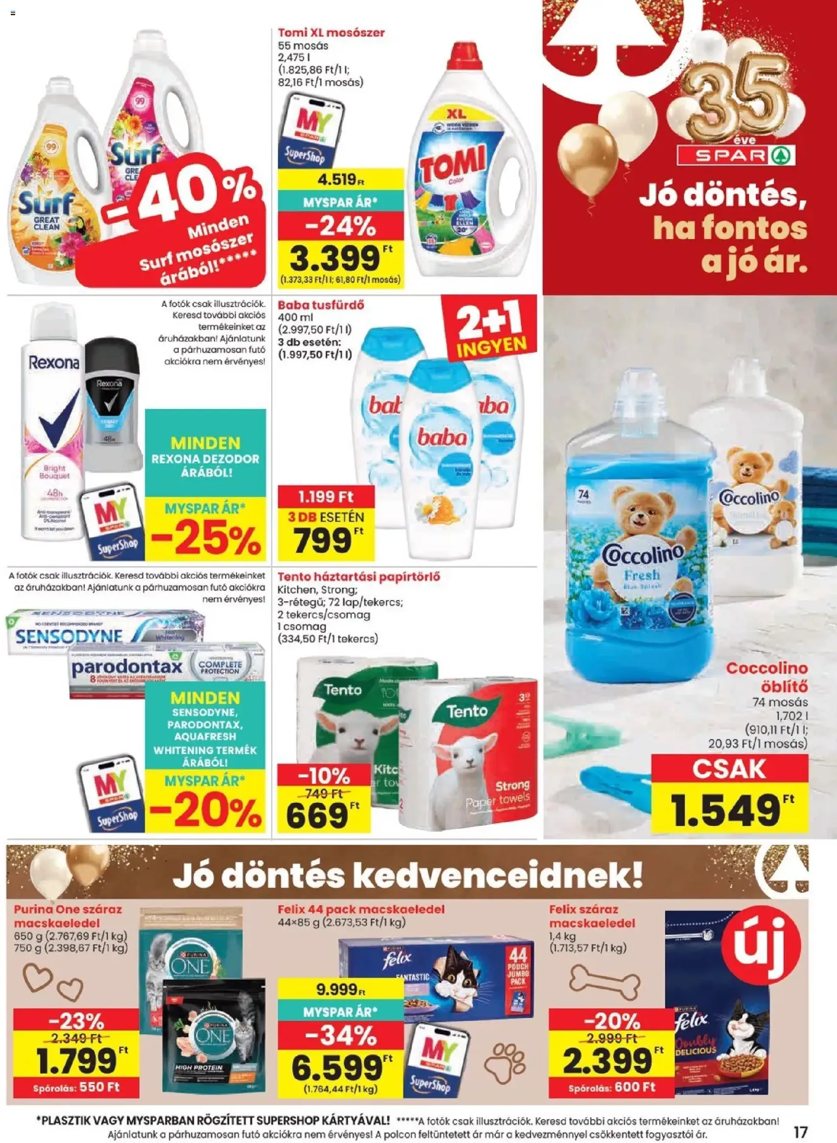 Spar akciós újság - 2026.08.06. érvényes szórólap 17 oldal 20 oldalból