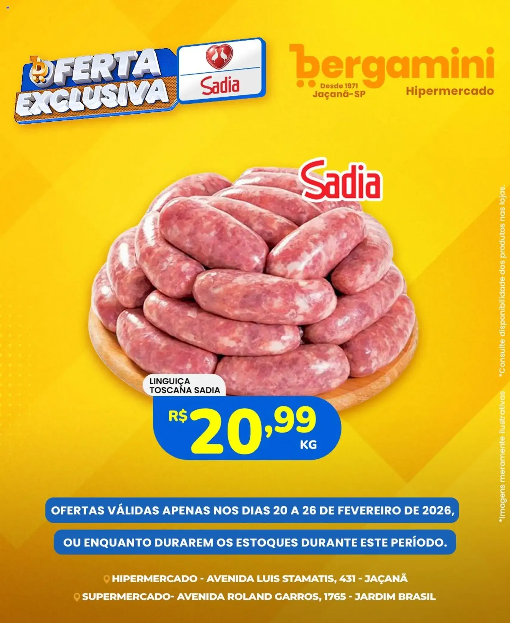 Supermercado Bergamini - Ofertas Sadia e Perdigão - folheto válido a partir de 20/02/2026 página 2 de 8
