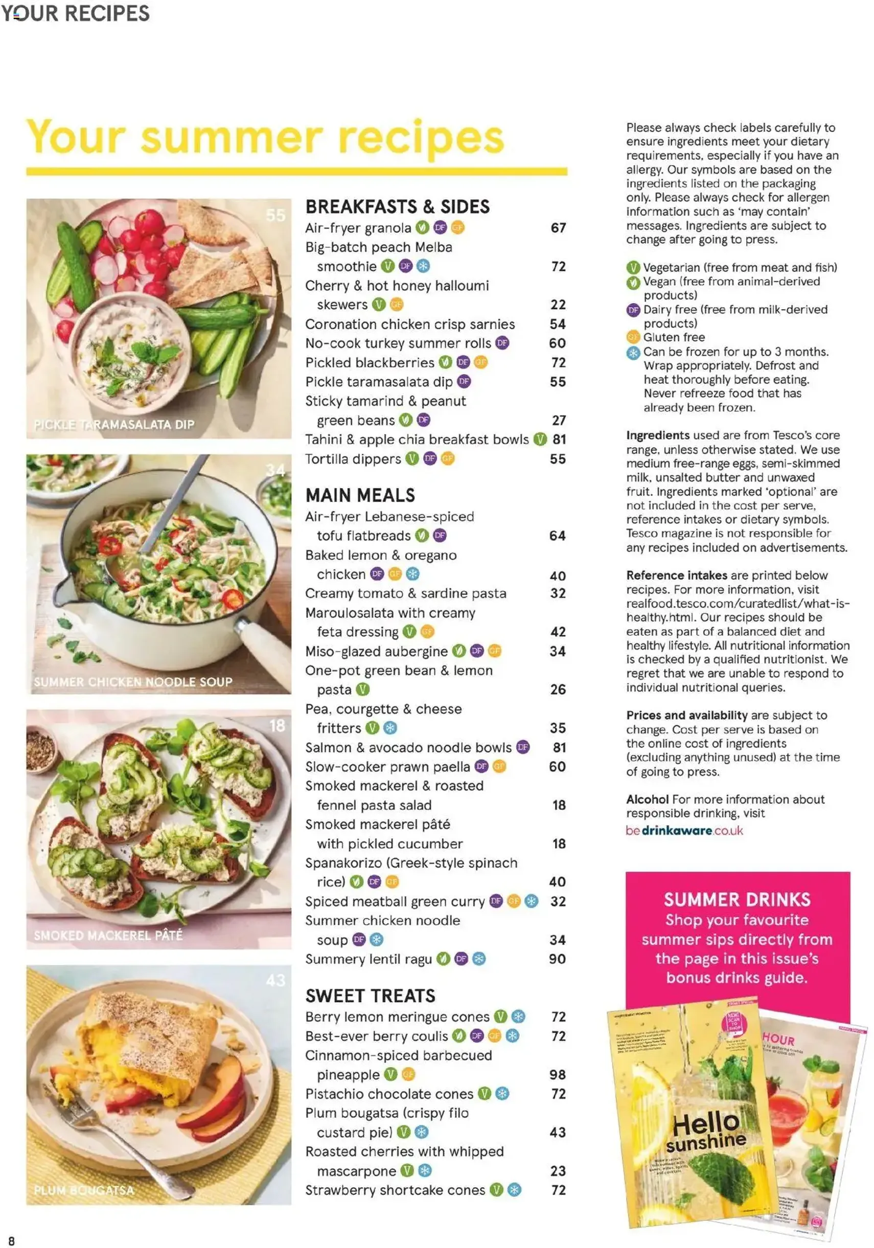 Tesco - Tesco Magazine - July/August 2025 - valid flyer from 10/07/2025, page 8 of 100 Tesco - Tesco Magazine - July/August 2025 - valid flyer from 10/07/2025, page 8 of 100