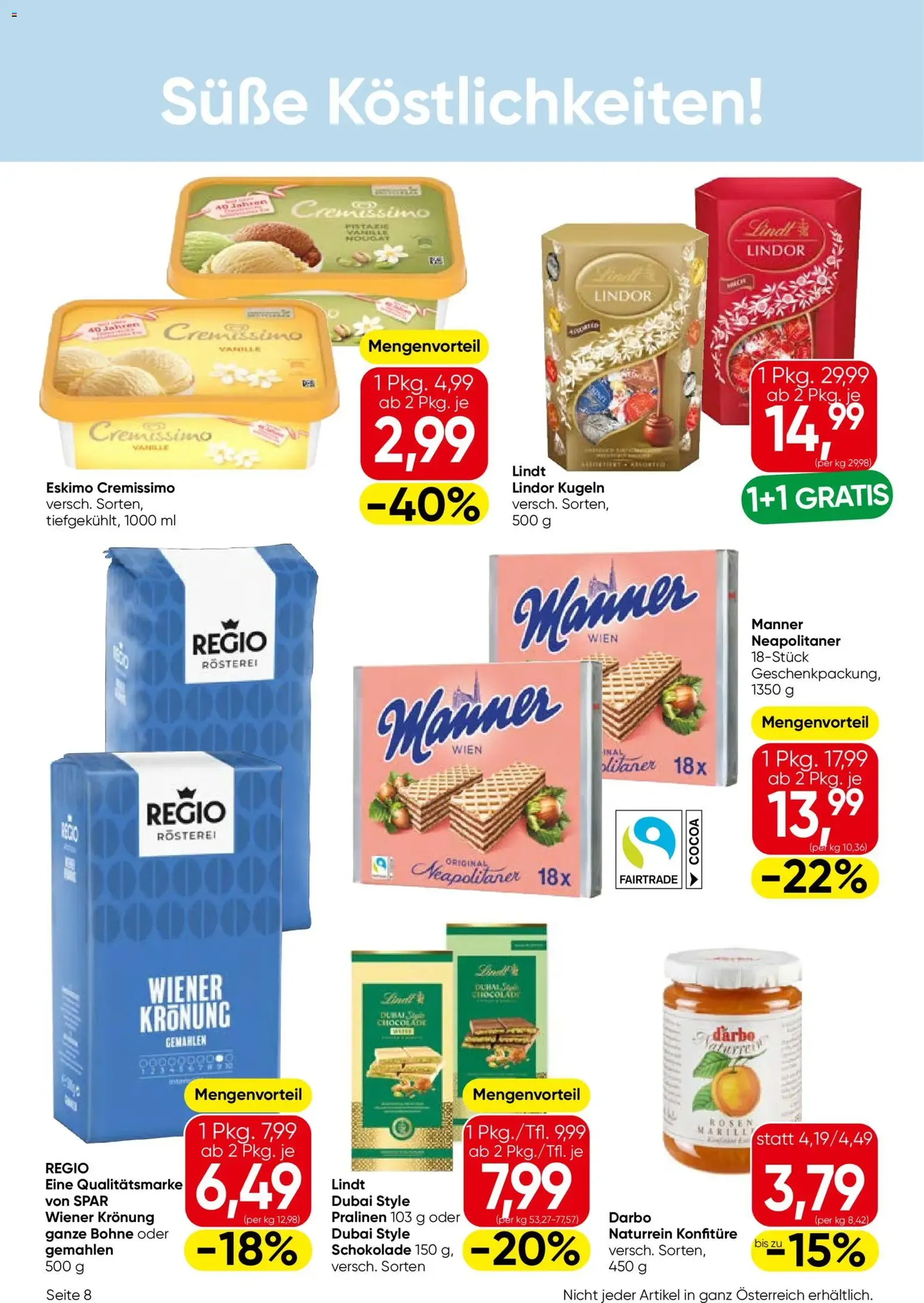 Eurospar Flugblatt - Gültiger Prospekt ab 12.03.2026, Seite 8 von insgesamt 16