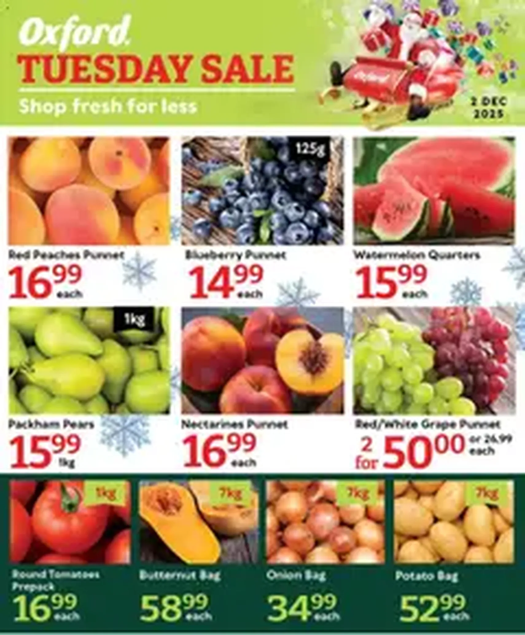 Oxford Freshmarket - Tuesday Sale - valid flyer from 02/12/2025, page 1 of 1