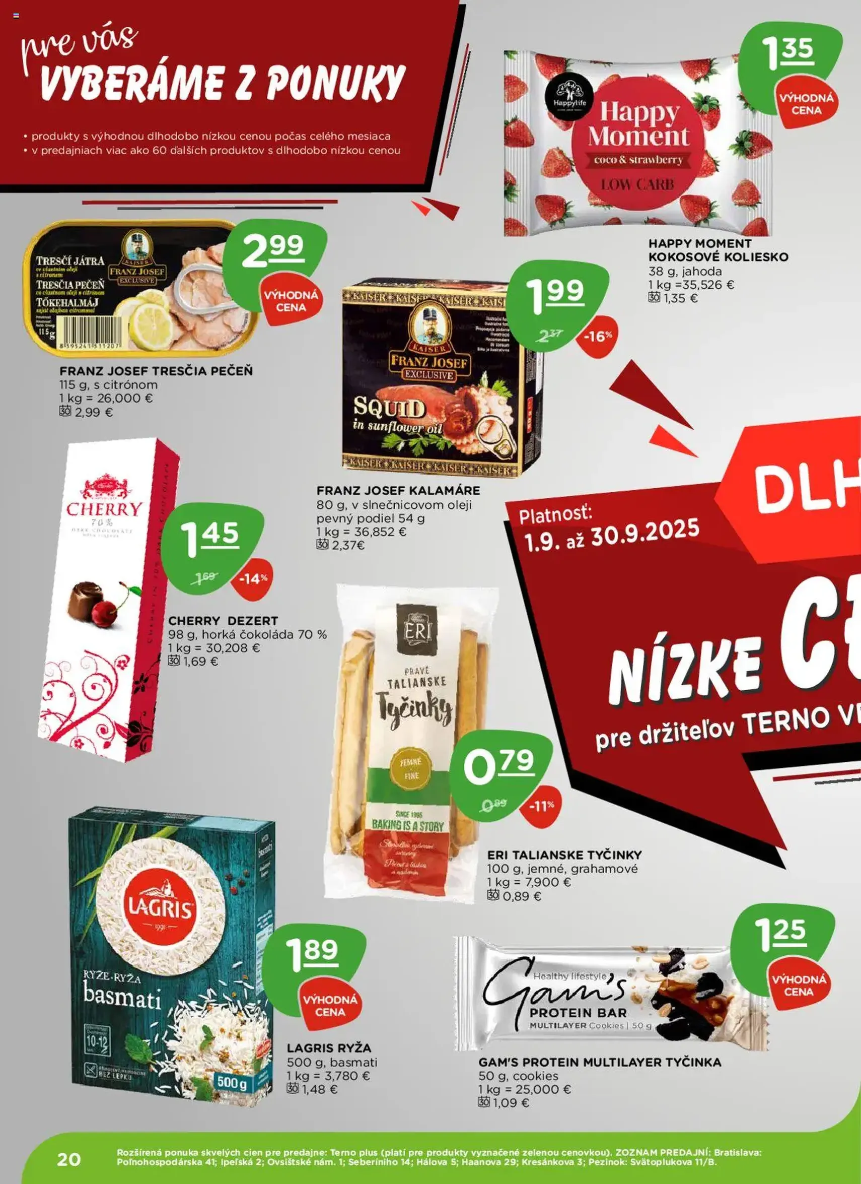 Terno leták - platný leták od 28.08.2025 strana 20 z 24 Terno leták - platný leták od 28.08.2025 strana 20 z 24