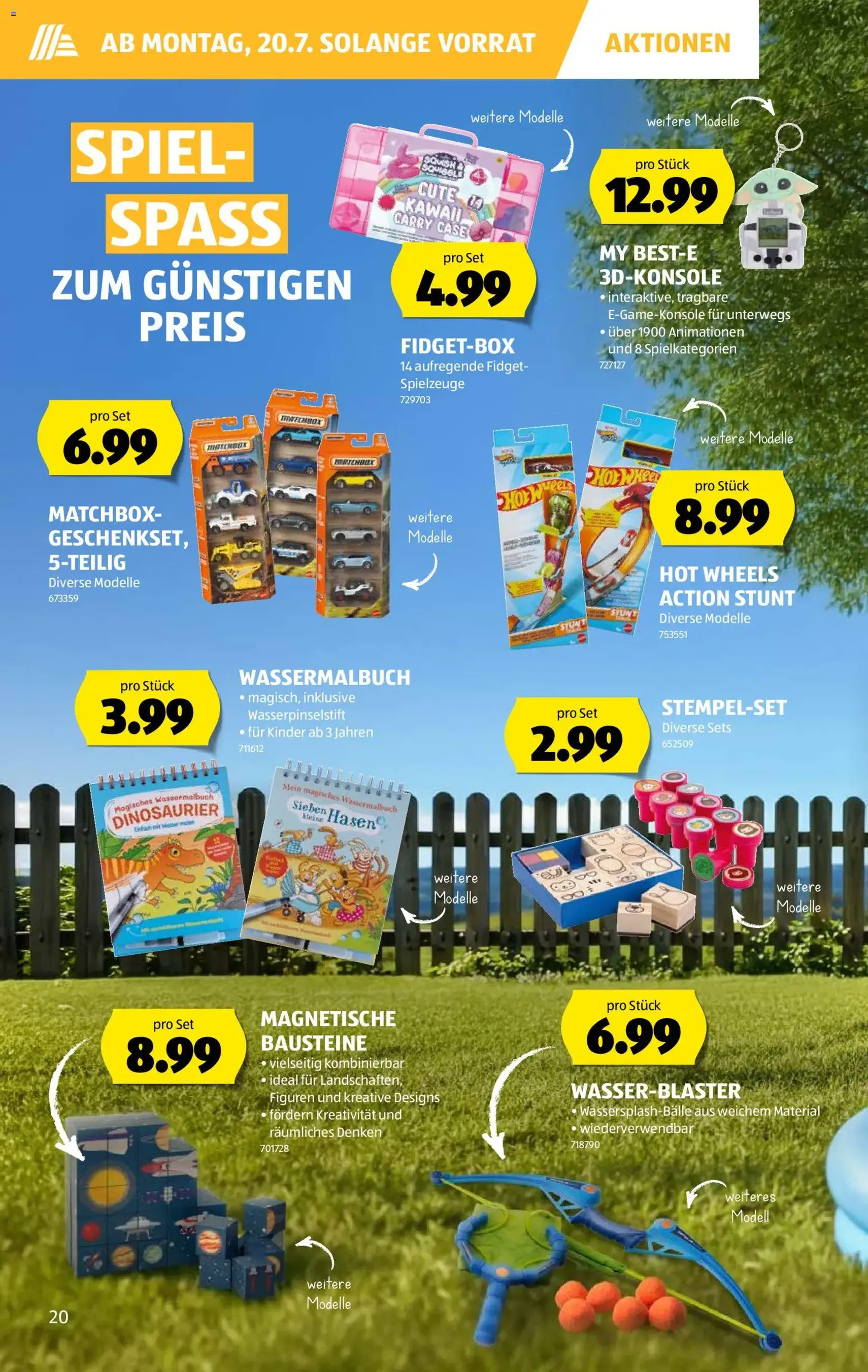 Aldi aktionen - Gültiger Prospekt ab 16.07.2026, Seite 20 von insgesamt 36