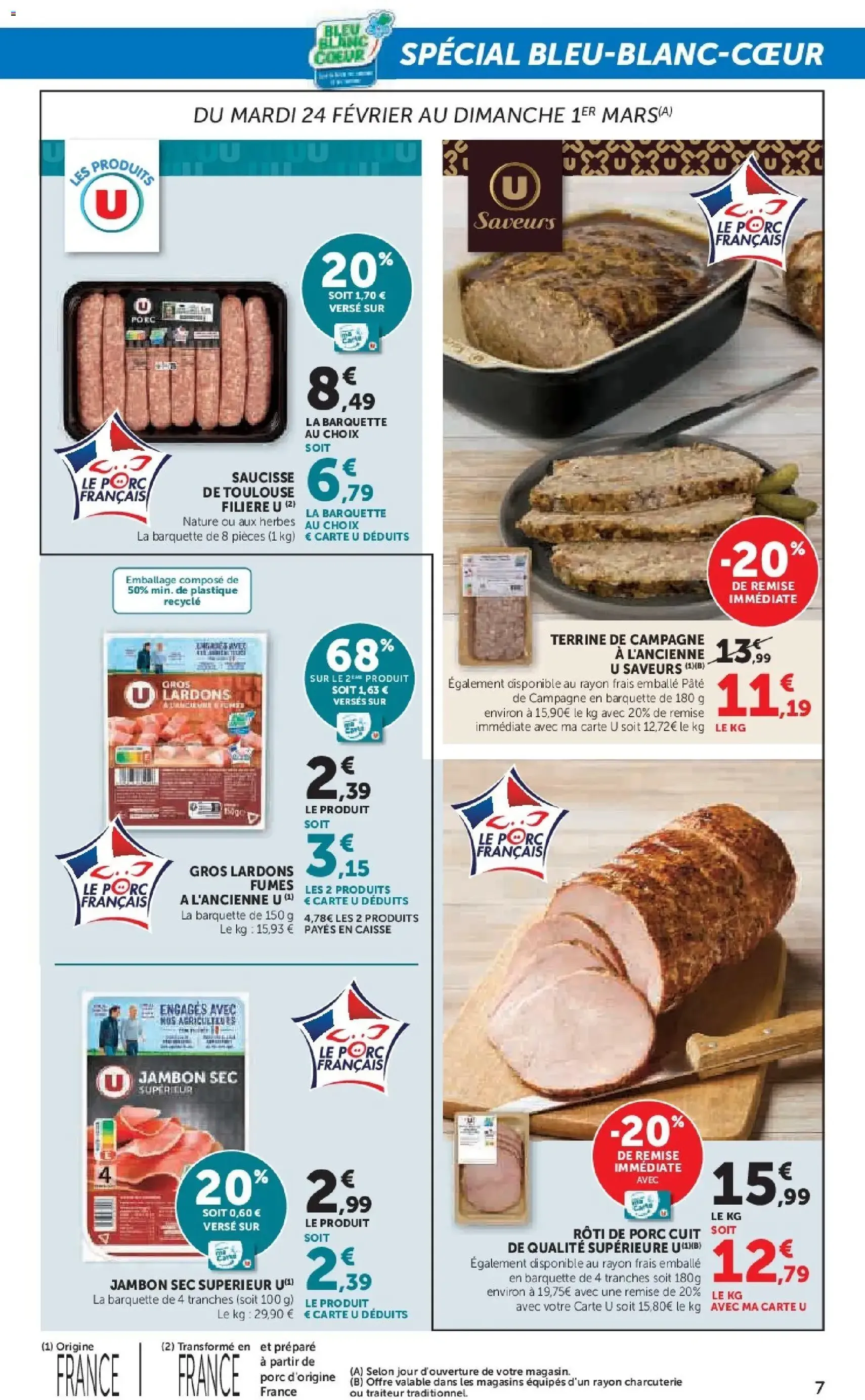 Super U catalogue - brochure valable à partir du 24/02/2026, page 7 sur 44